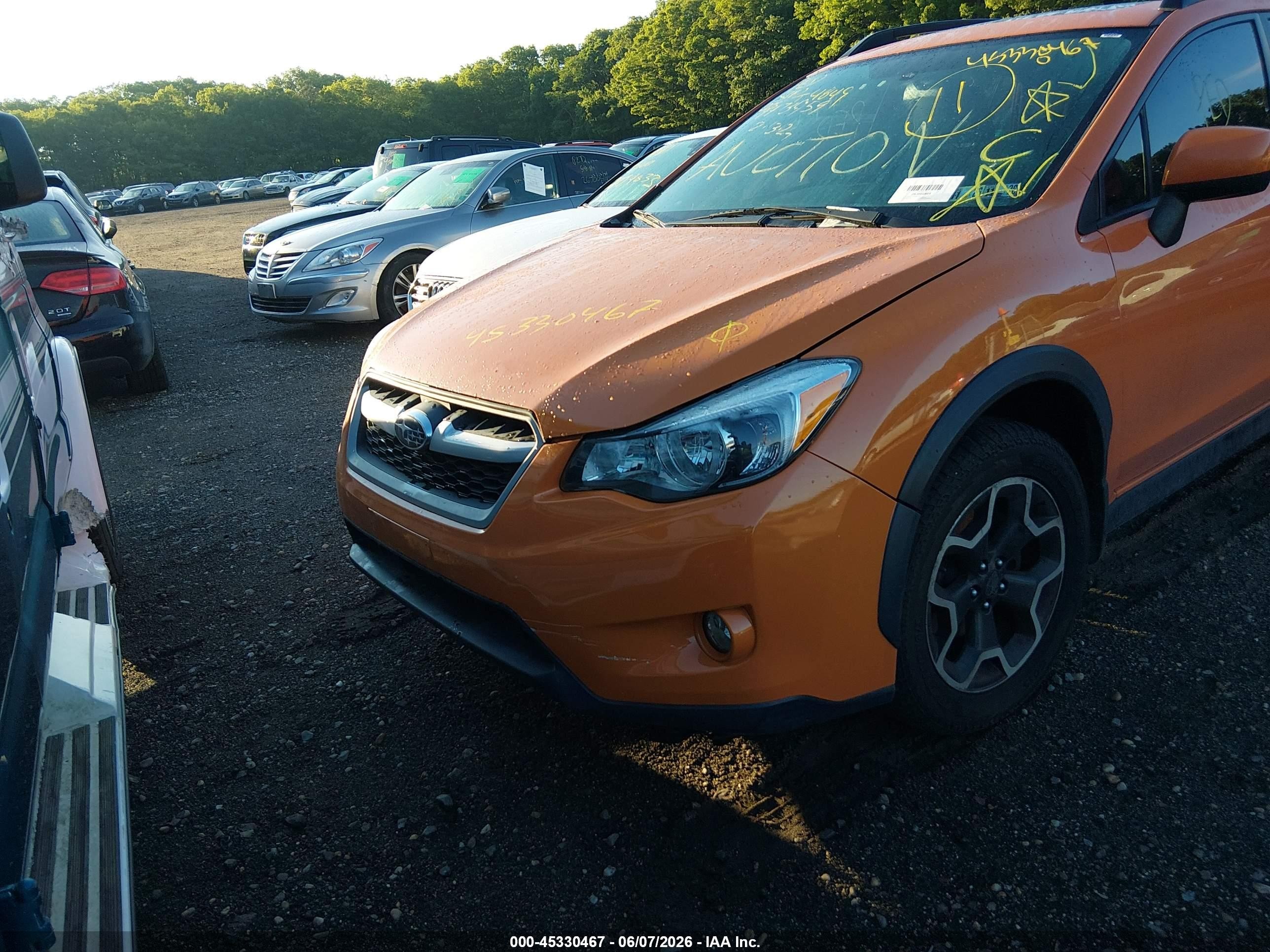 2013 Subaru Xv Crosstrek 2.0i Premium Orange vin: JF2GPAVC7D2866566