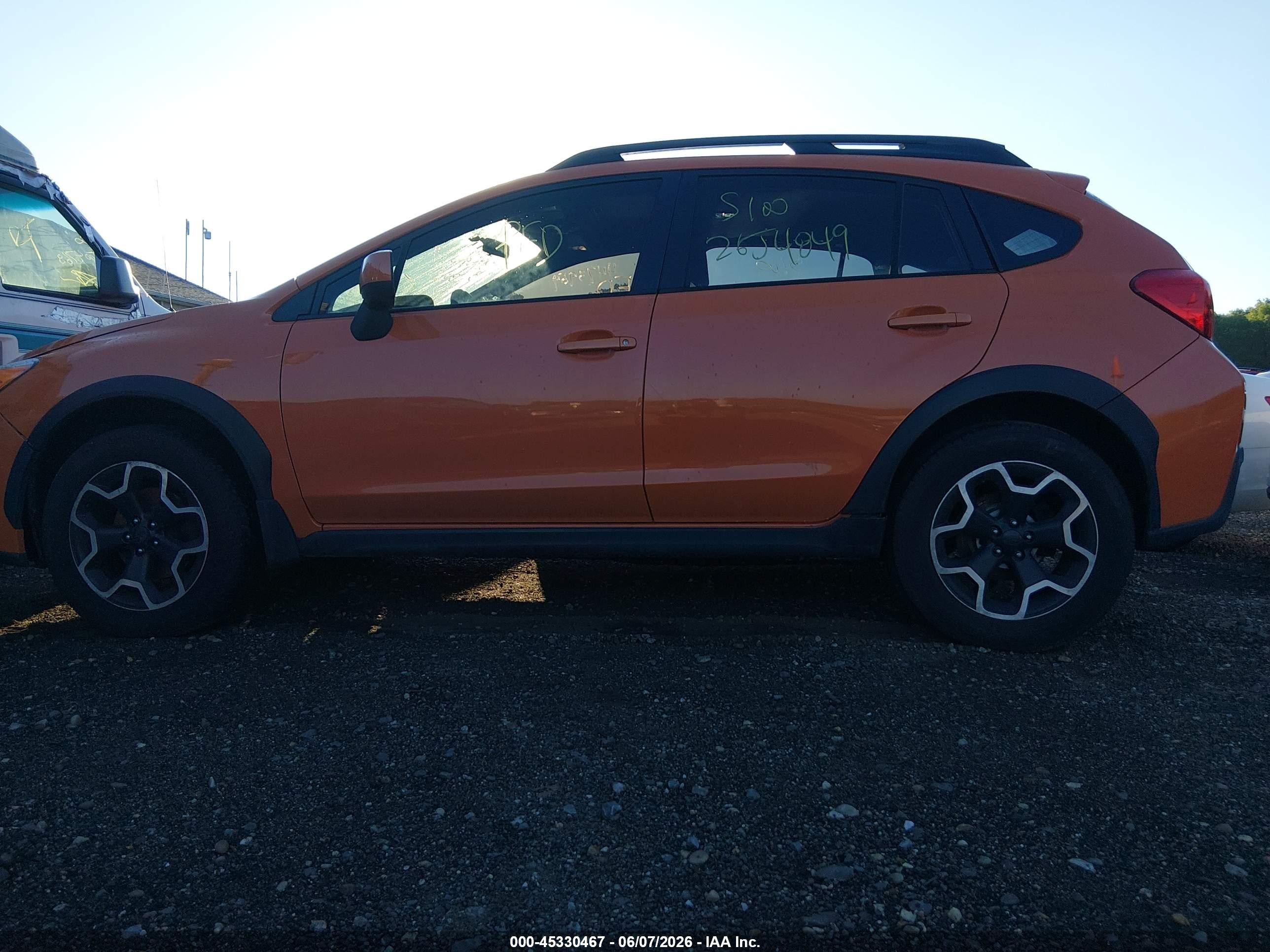2013 Subaru Xv Crosstrek 2.0i Premium Orange vin: JF2GPAVC7D2866566