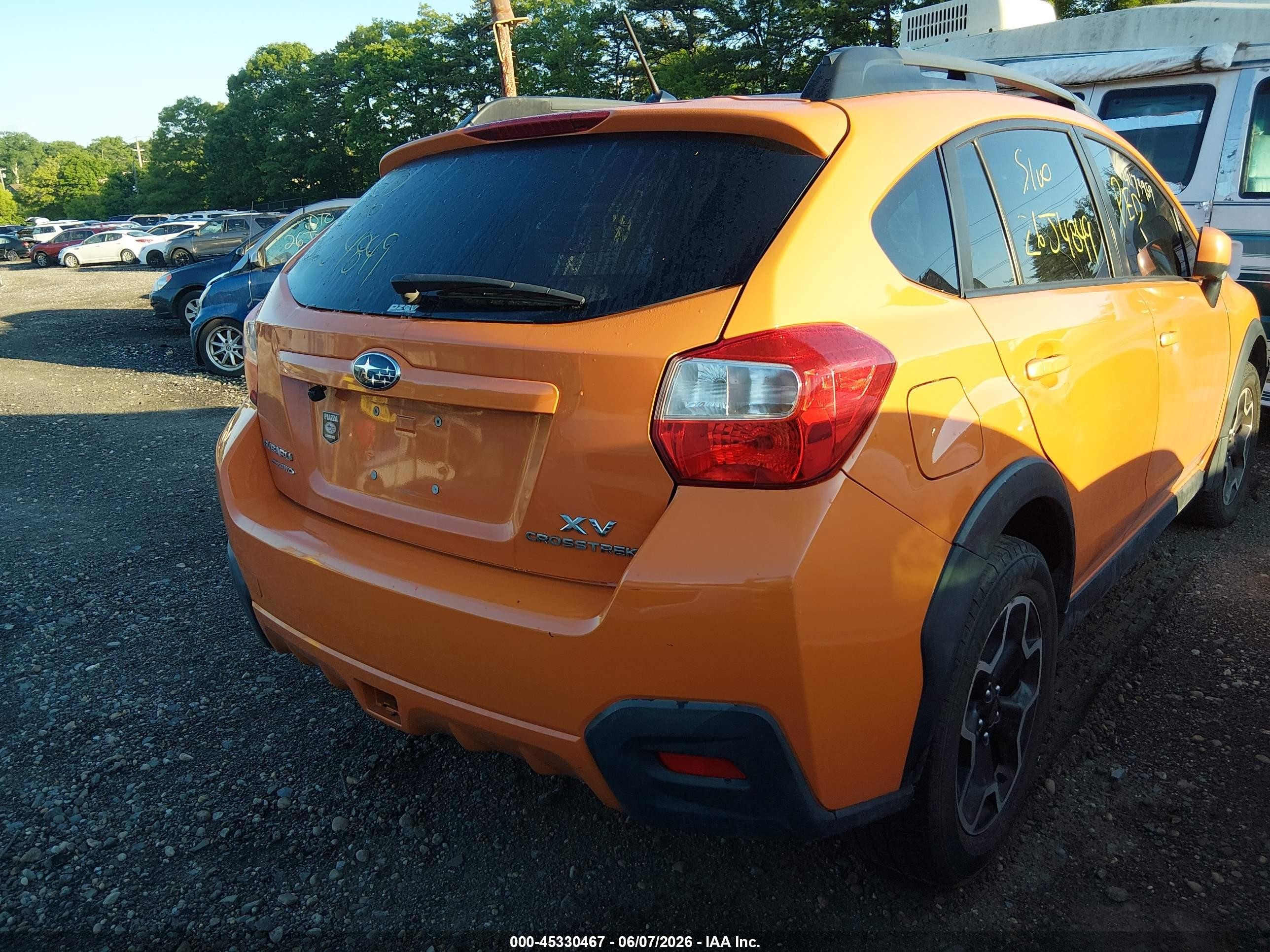 2013 Subaru Xv Crosstrek 2.0i Premium Orange vin: JF2GPAVC7D2866566