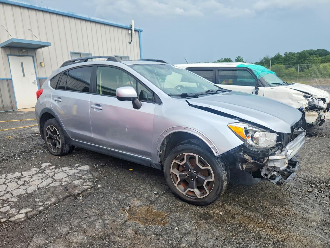 2013 Subaru Xv Crosstrek 2.0 Premium Silver vin: JF2GPAVC7D2889815