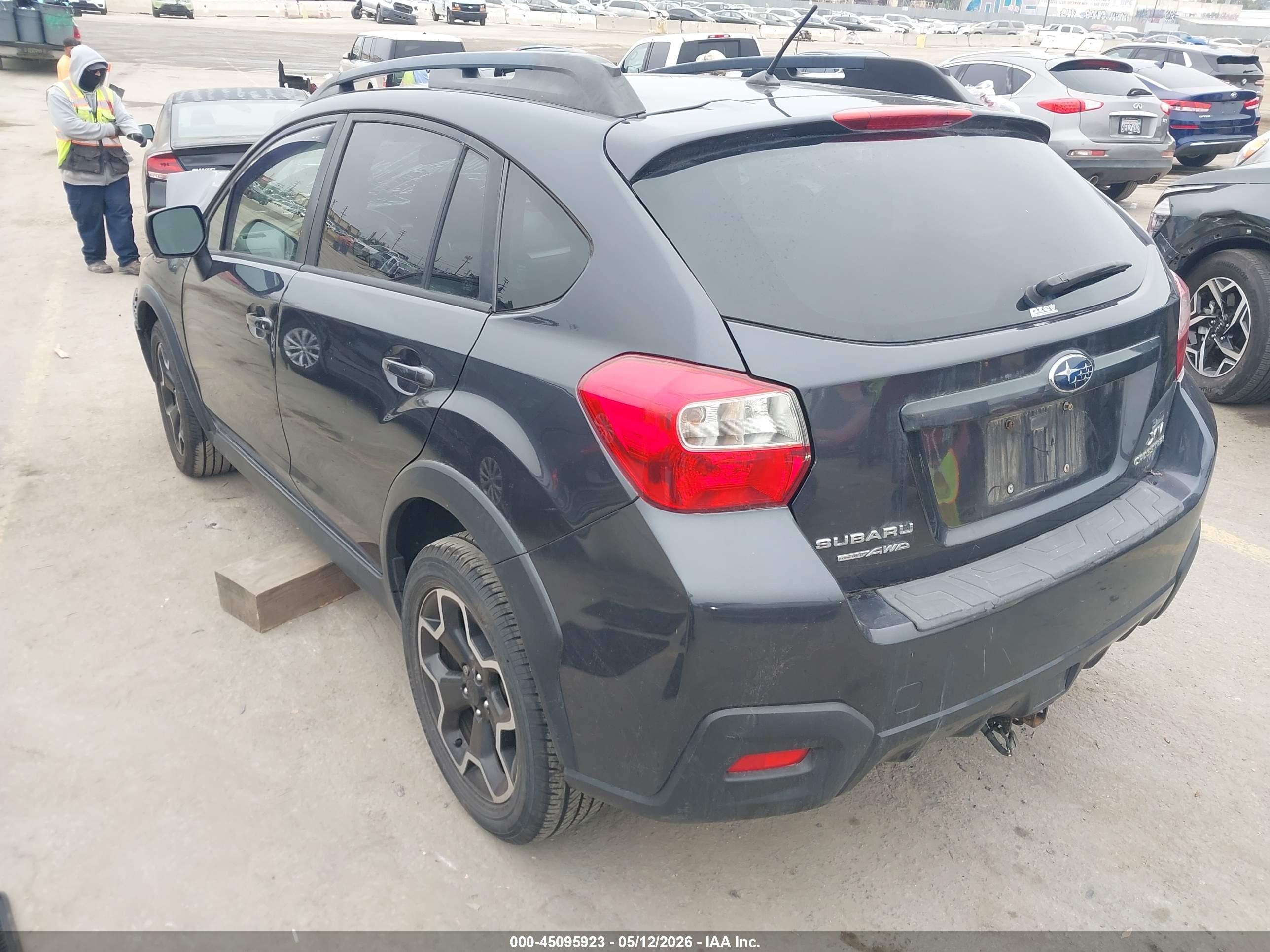2014 Subaru Xv Crosstrek 2.0i Premium Gray vin: JF2GPAVC7E8299533