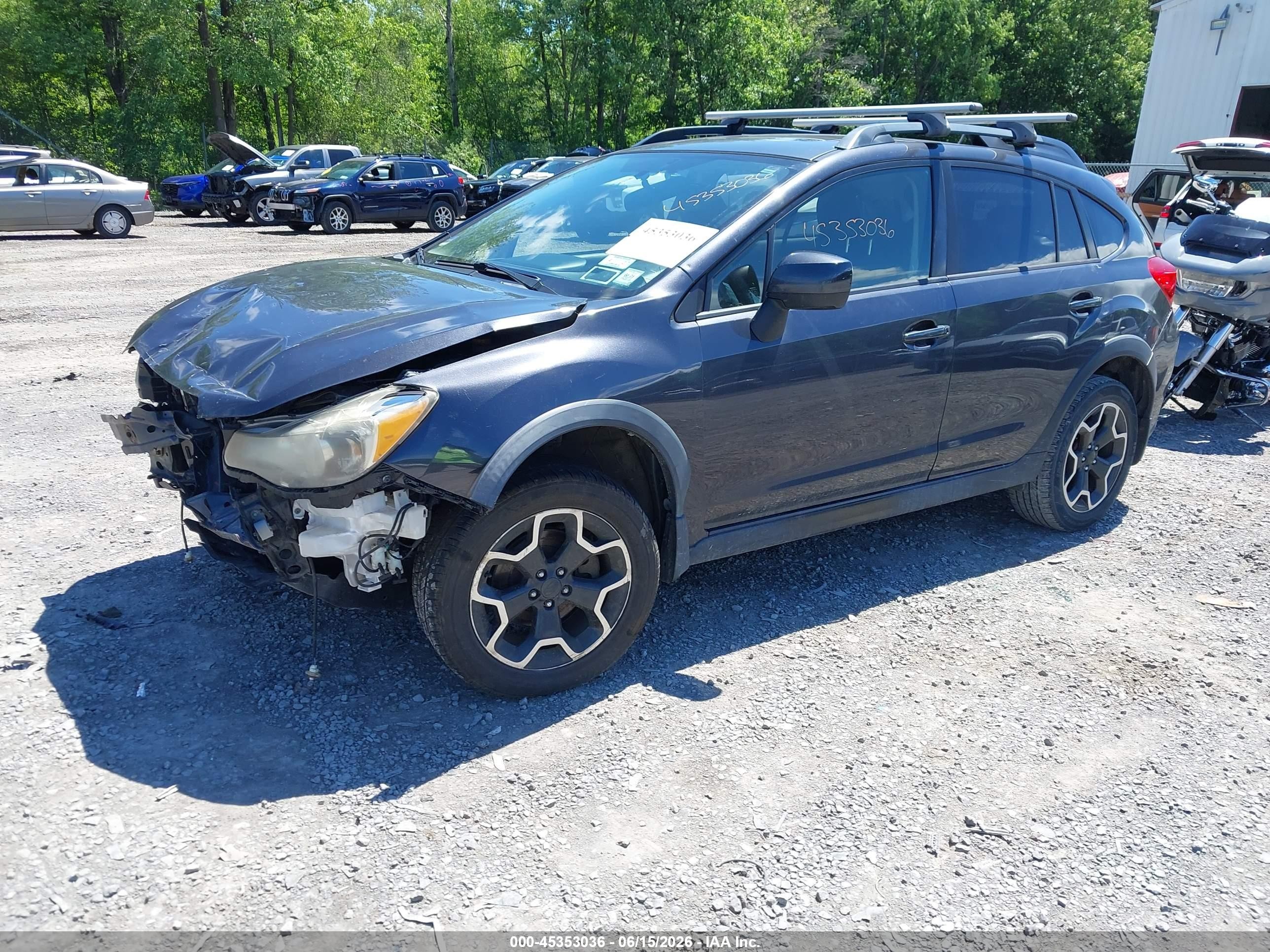 2013 Subaru Xv Crosstrek 2.0i Premium Black vin: JF2GPAVC8D2822883