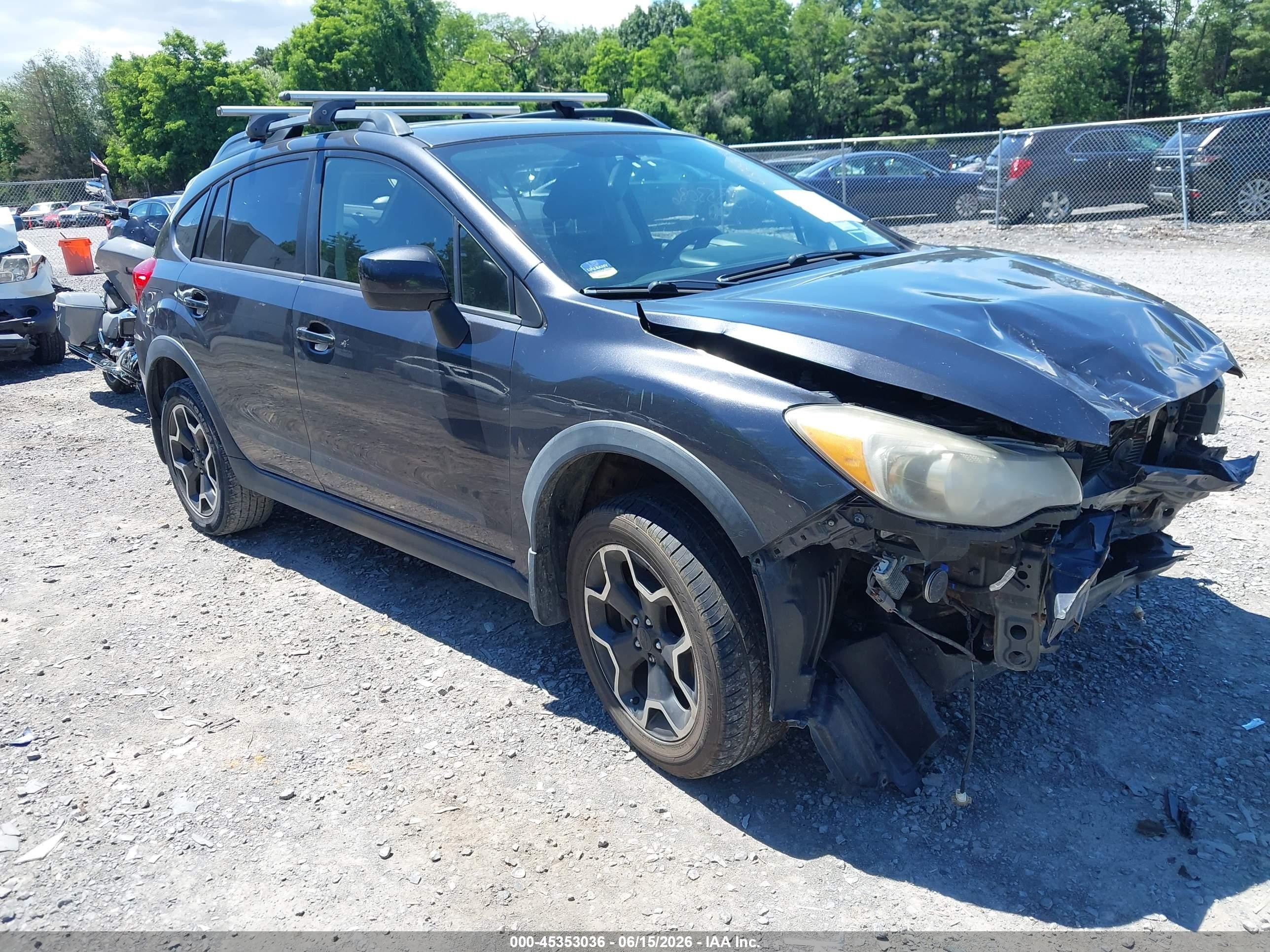 2013 Subaru Xv Crosstrek 2.0i Premium Black vin: JF2GPAVC8D2822883