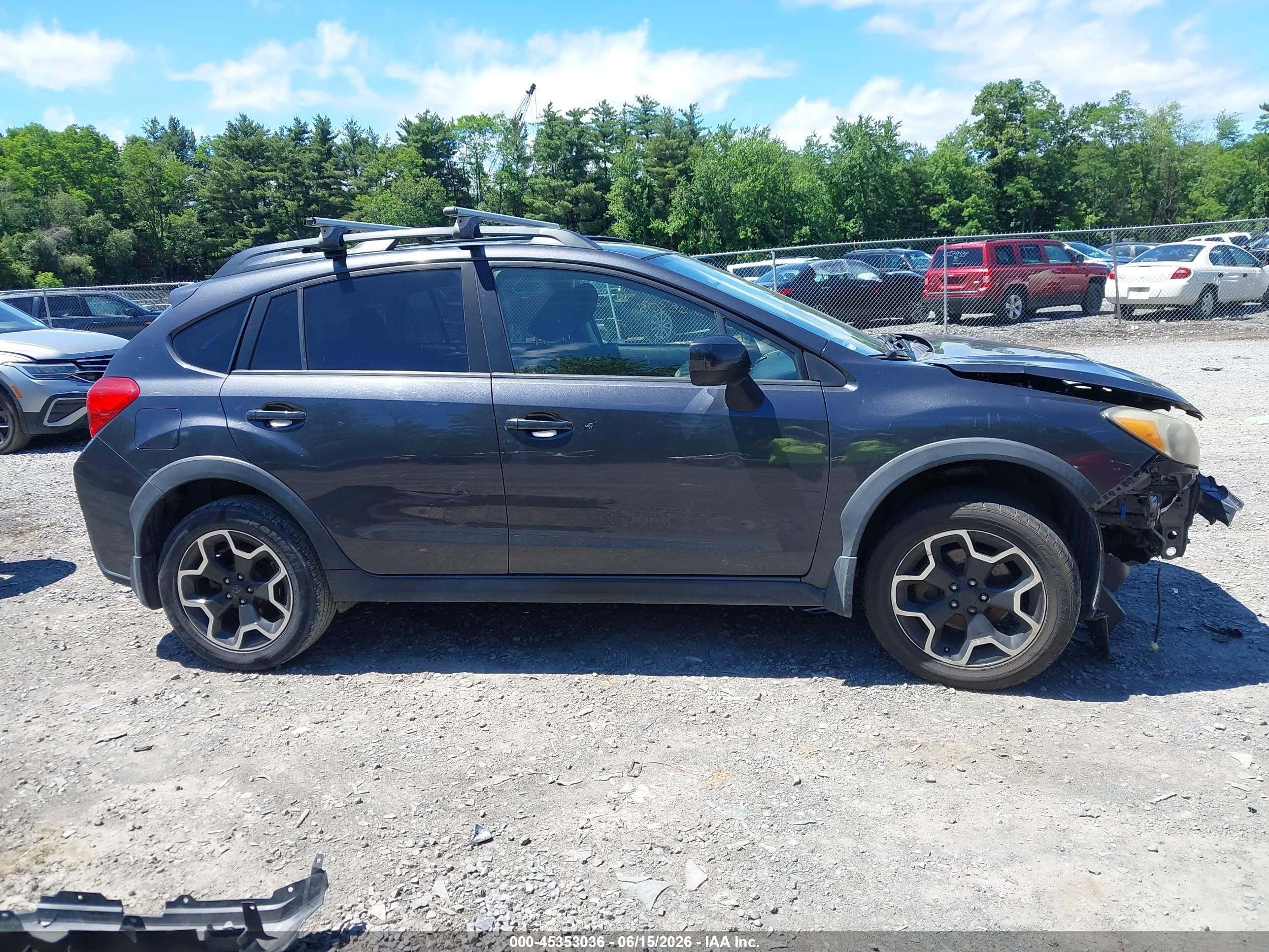 2013 Subaru Xv Crosstrek 2.0i Premium Black vin: JF2GPAVC8D2822883