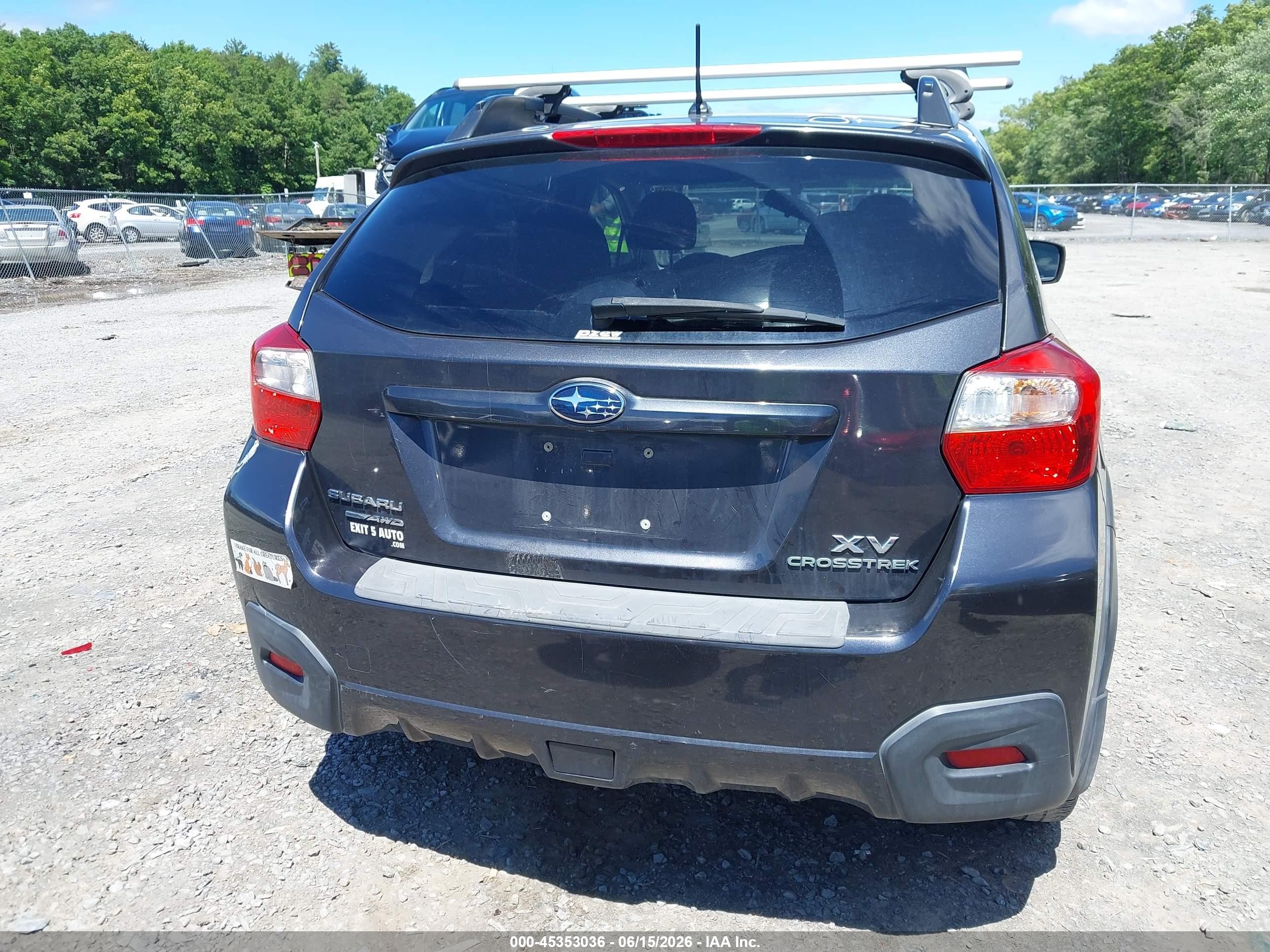 2013 Subaru Xv Crosstrek 2.0i Premium Black vin: JF2GPAVC8D2822883