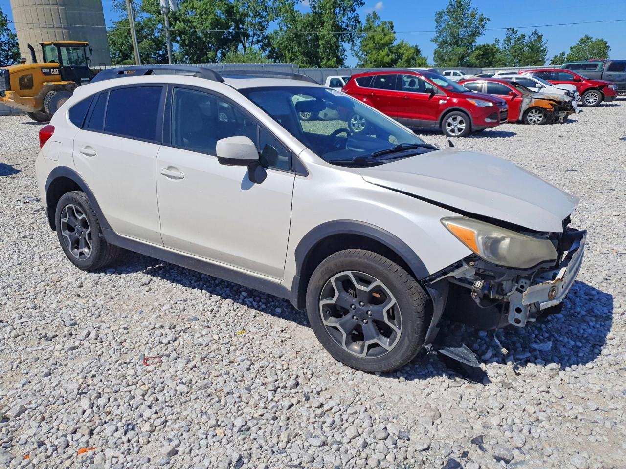2013 Subaru Xv Crosstrek 2.0 Premium White vin: JF2GPAVC8DH816451