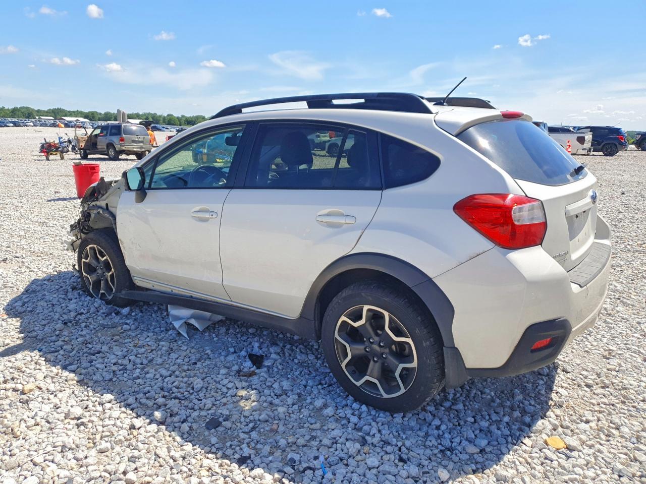 2013 Subaru Xv Crosstrek 2.0 Premium White vin: JF2GPAVC8DH816451