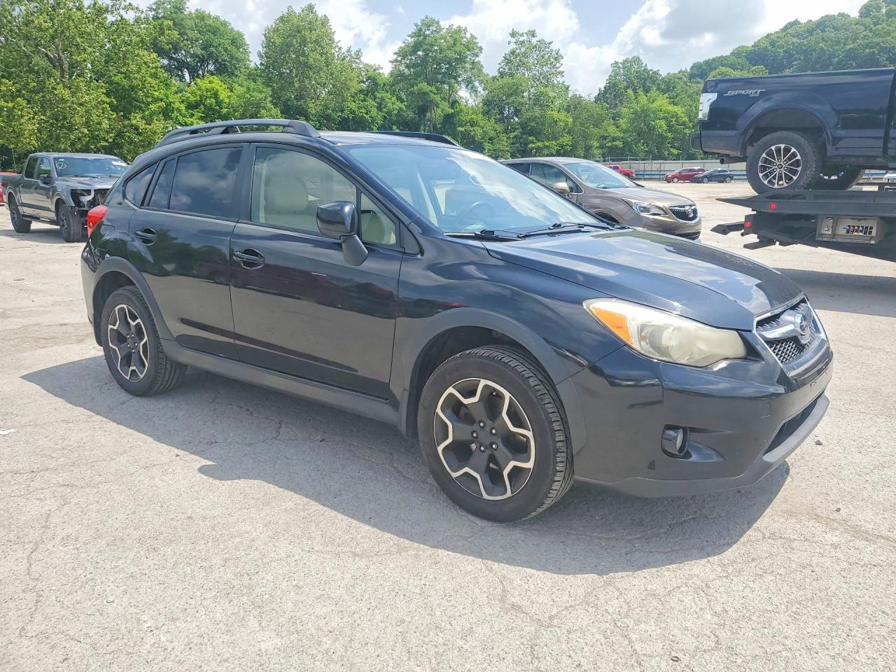 2014 Subaru Xv Crosstrek 2.0 Premium Black vin: JF2GPAVC8E8215655