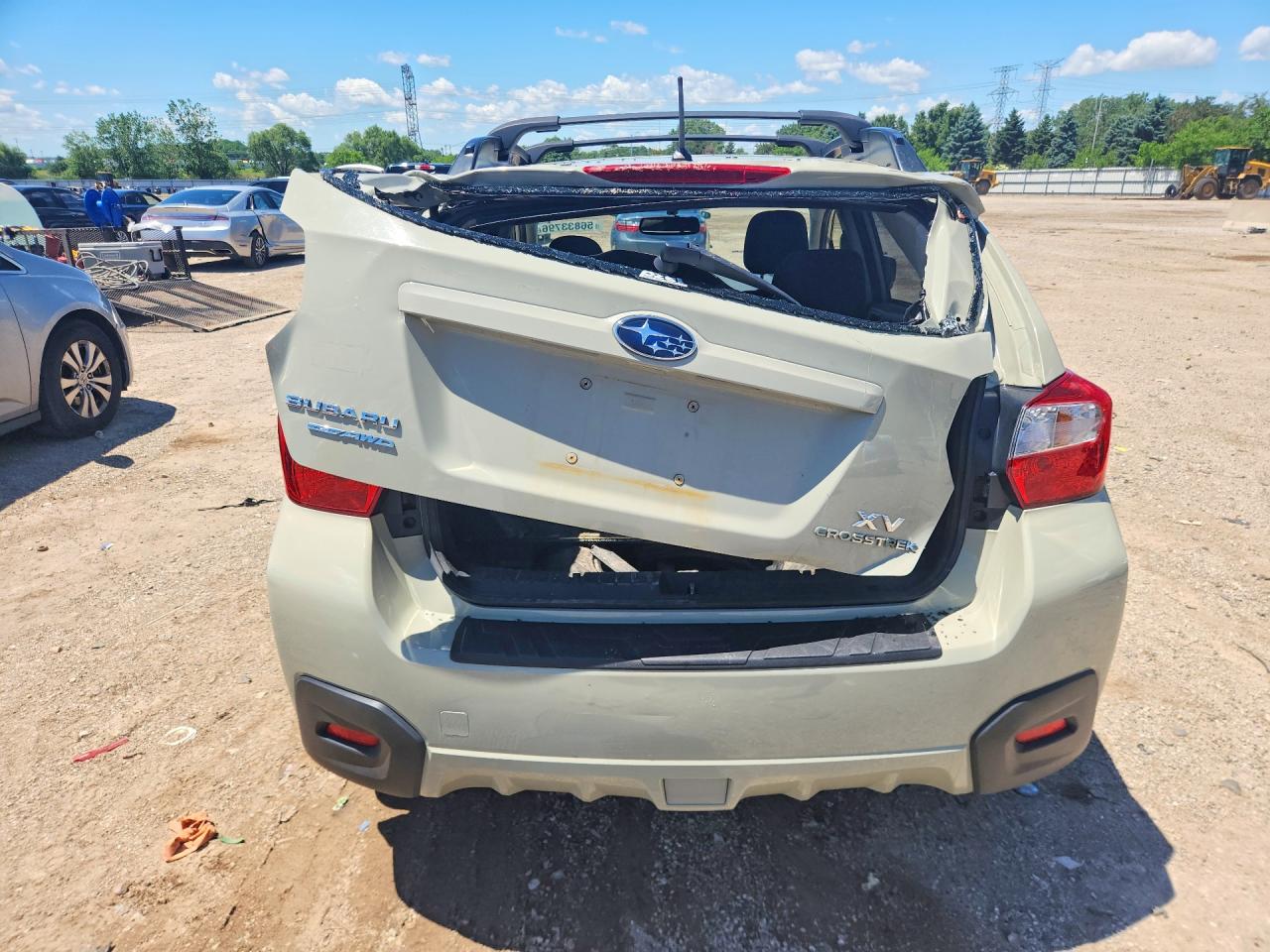 2014 Subaru Xv Crosstrek 2.0 Premium Green vin: JF2GPAVC8E8244749