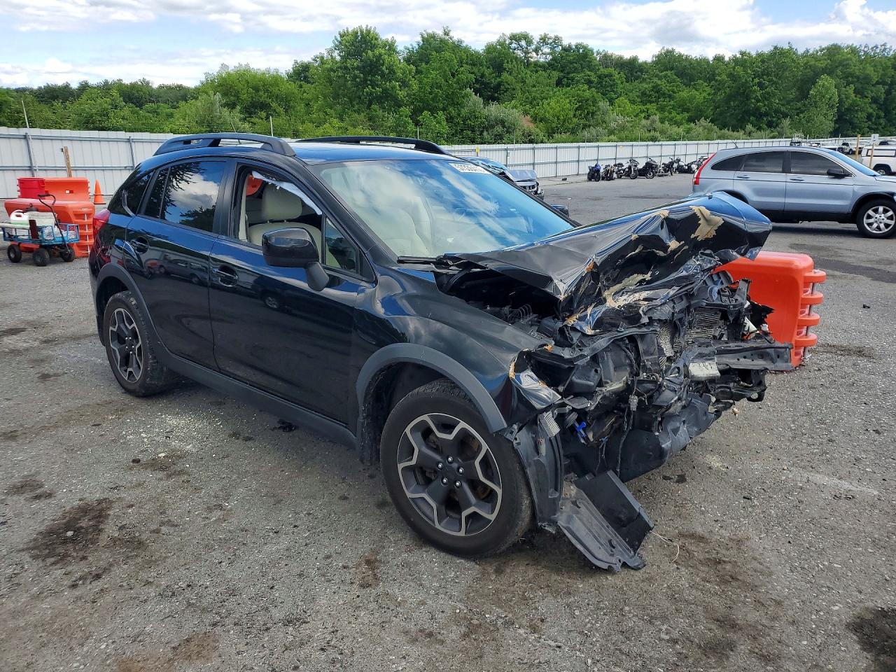 2014 Subaru Xv Crosstrek 2.0 Premium Black vin: JF2GPAVC8E8254827