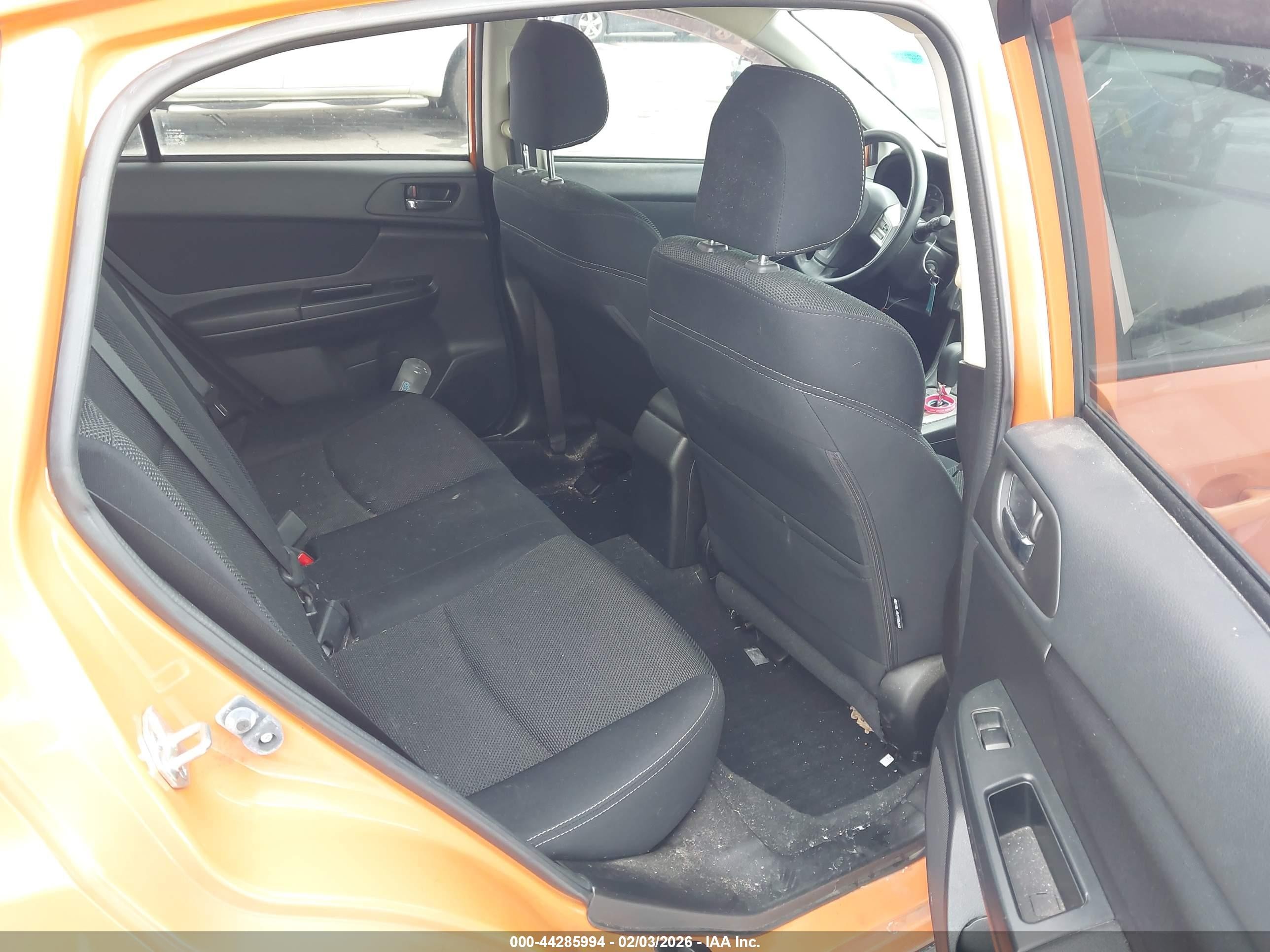 2014 Subaru Xv Crosstrek 2.0i Premium Orange vin: JF2GPAVC8E8289089