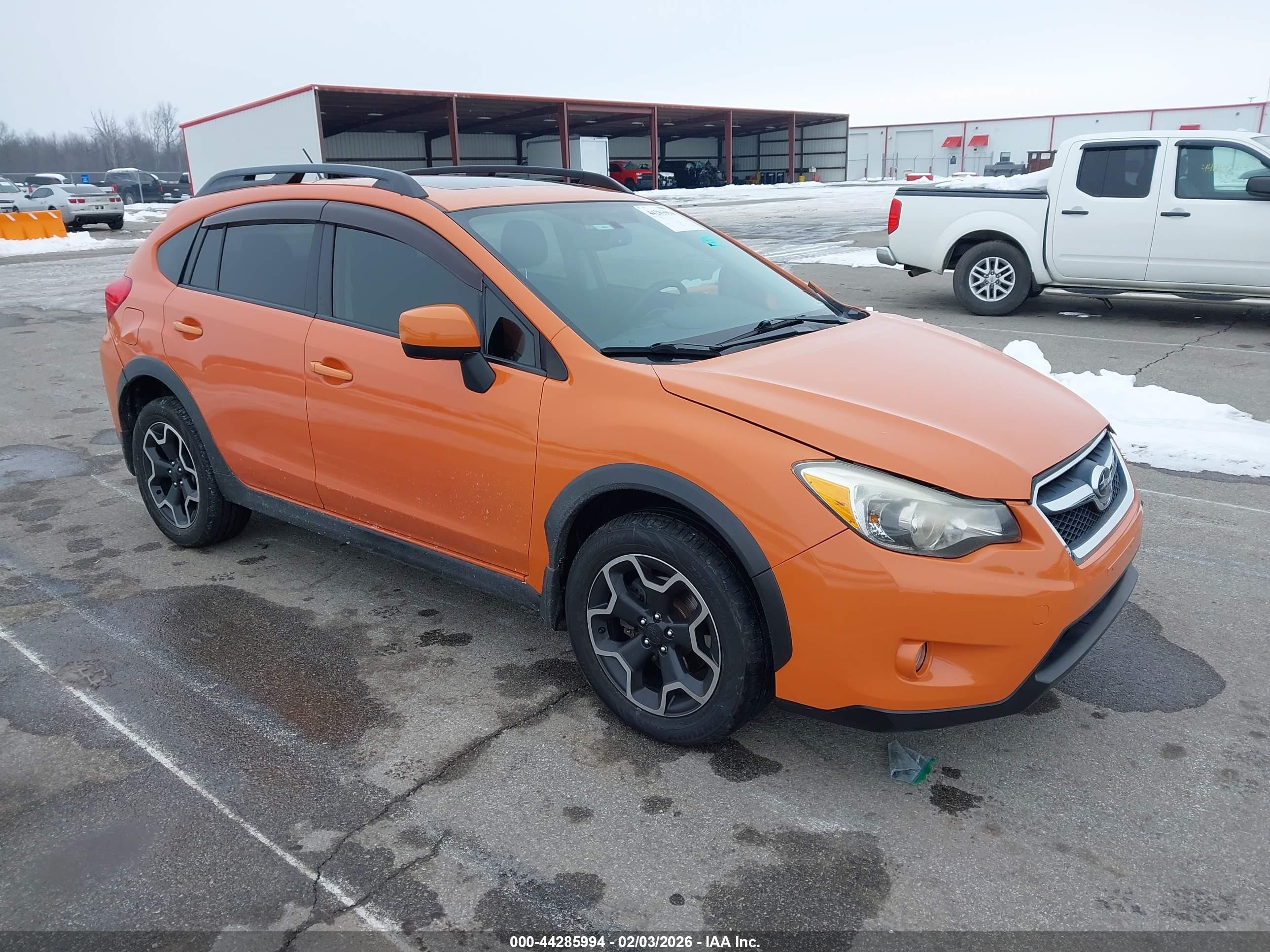 2014 Subaru Xv Crosstrek 2.0i Premium Orange vin: JF2GPAVC8E8289089