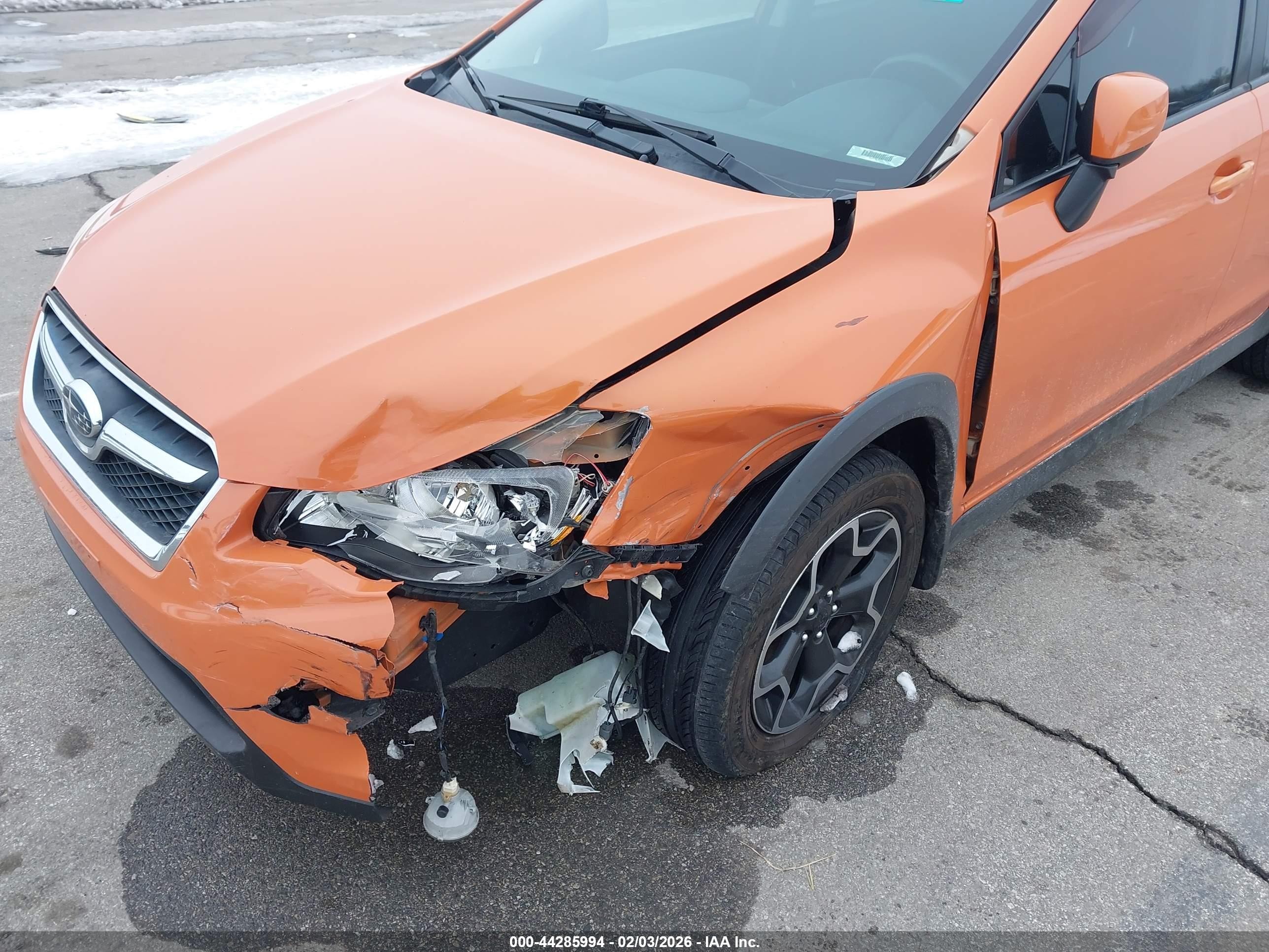 2014 Subaru Xv Crosstrek 2.0i Premium Orange vin: JF2GPAVC8E8289089