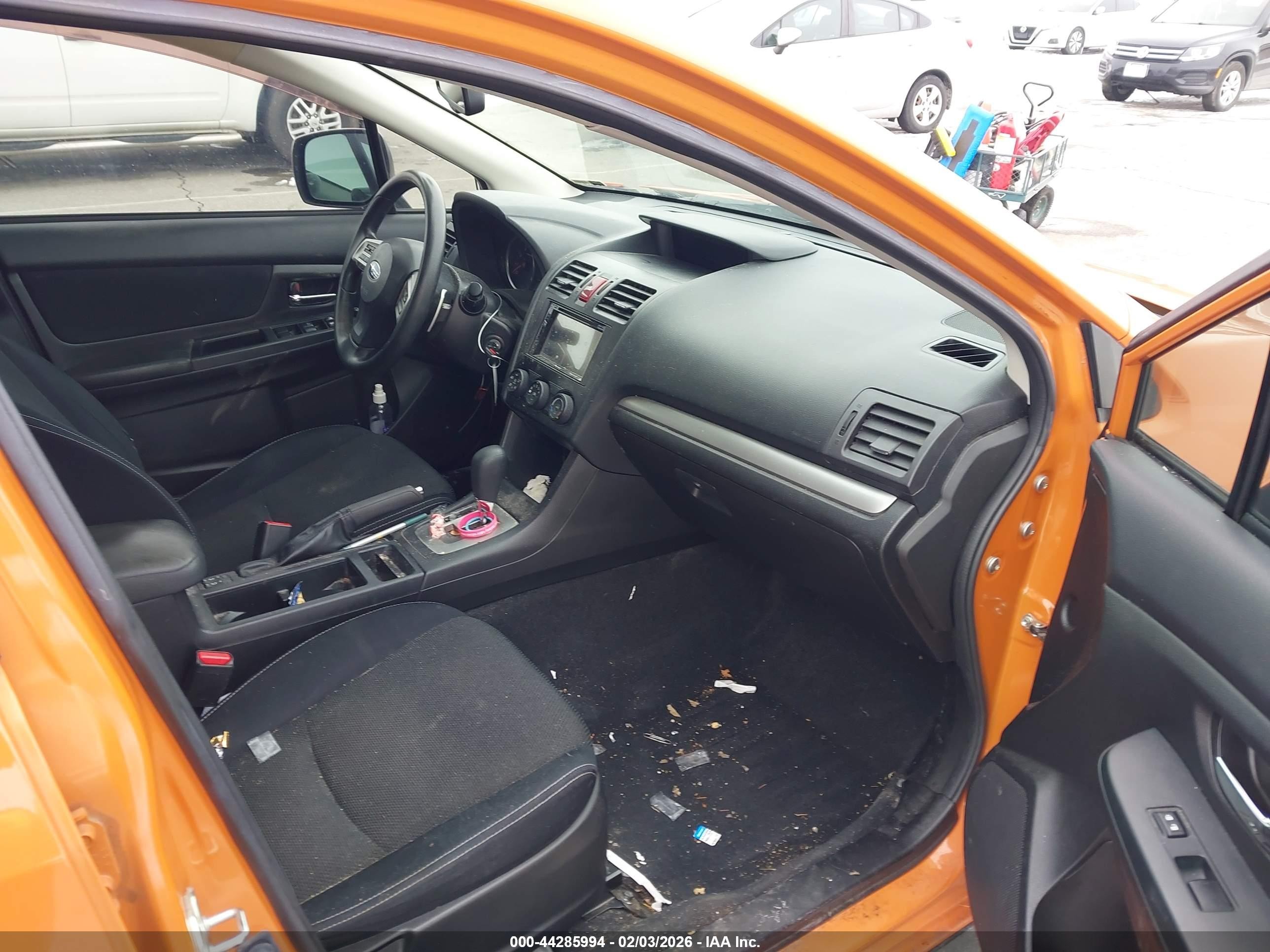 2014 Subaru Xv Crosstrek 2.0i Premium Orange vin: JF2GPAVC8E8289089