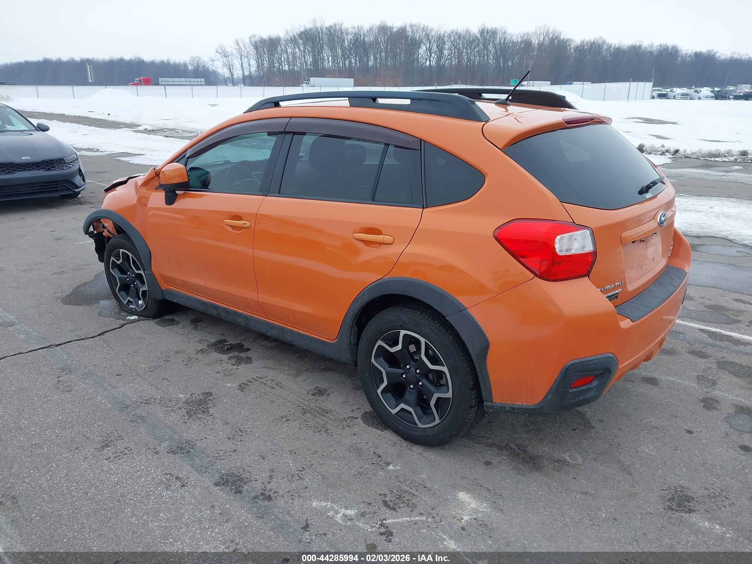 2014 Subaru Xv Crosstrek 2.0i Premium Orange vin: JF2GPAVC8E8289089