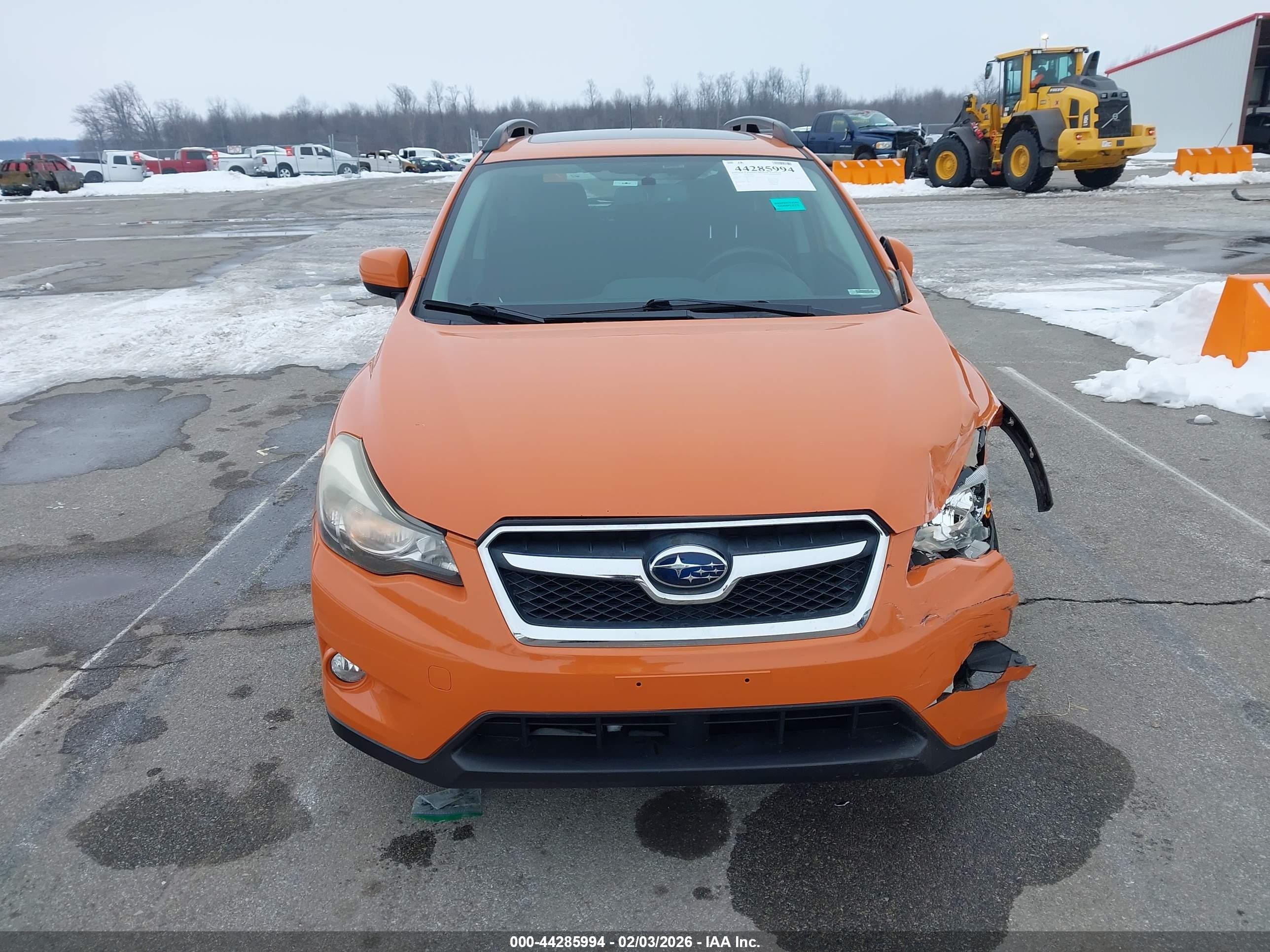 2014 Subaru Xv Crosstrek 2.0i Premium Orange vin: JF2GPAVC8E8289089