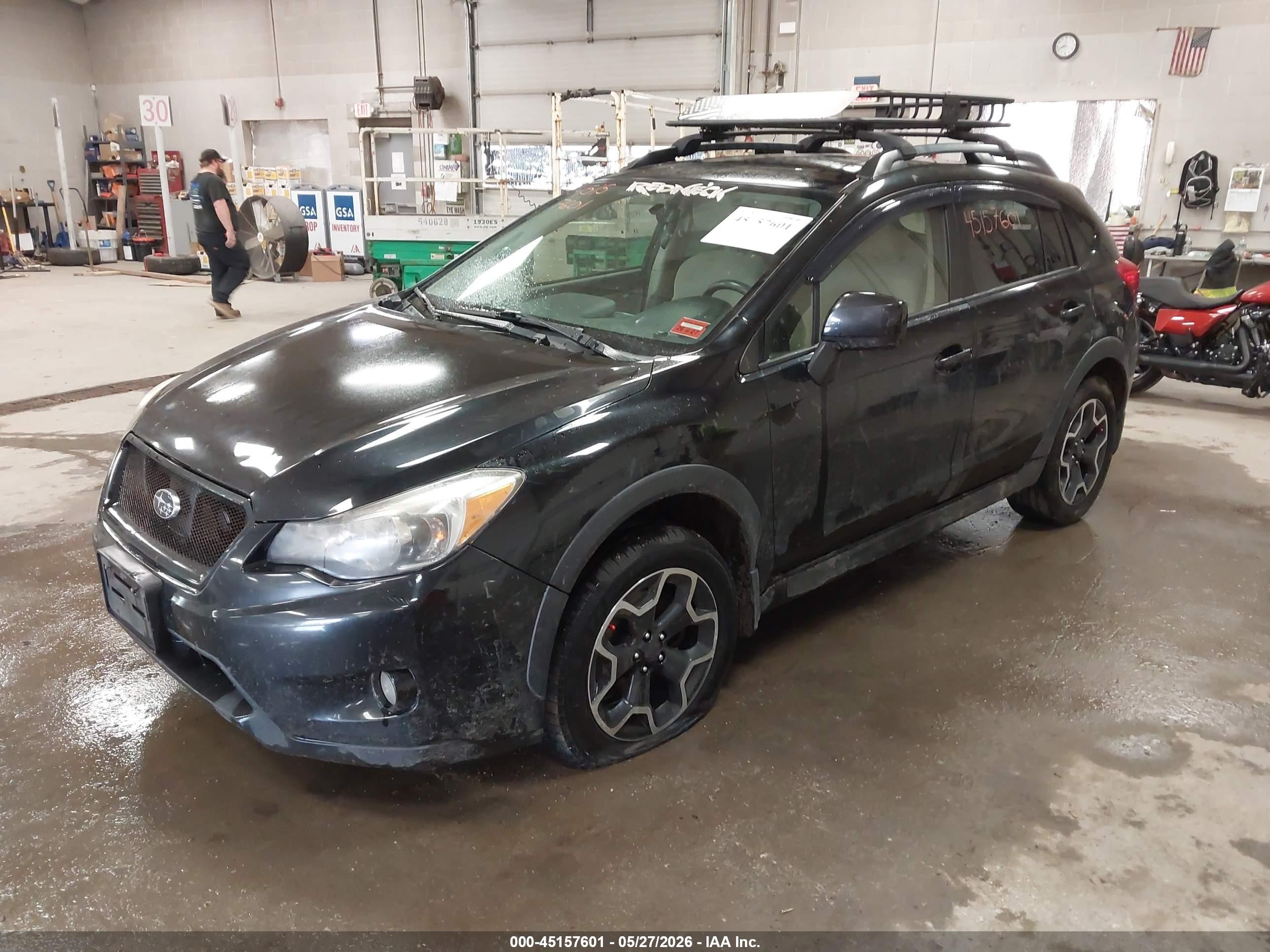 2014 Subaru Xv Crosstrek 2.0i Premium Black vin: JF2GPAVC8E8293207