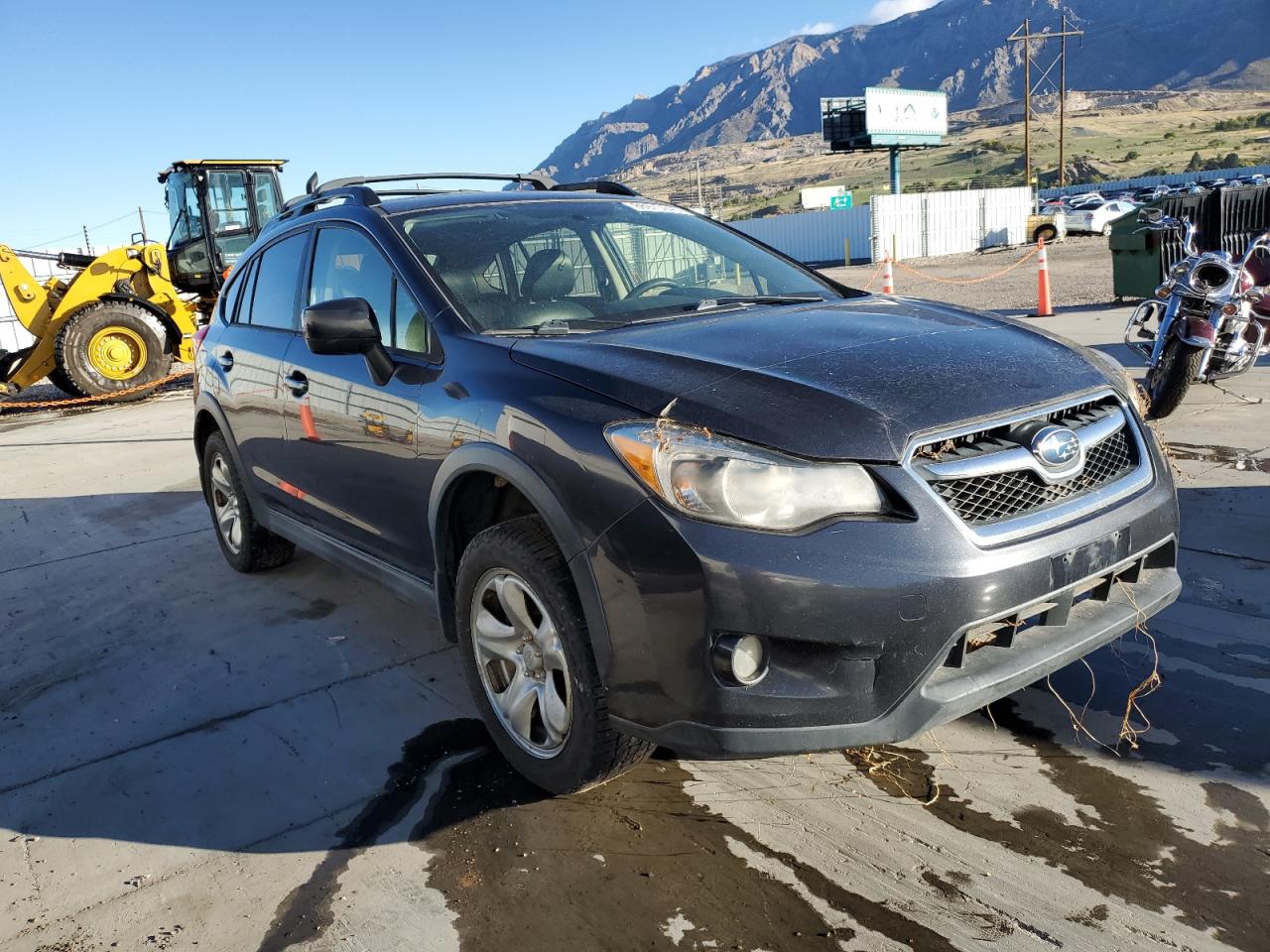 2014 Subaru Xv Crosstrek 2.0 Premium Black vin: JF2GPAVC8E8317828