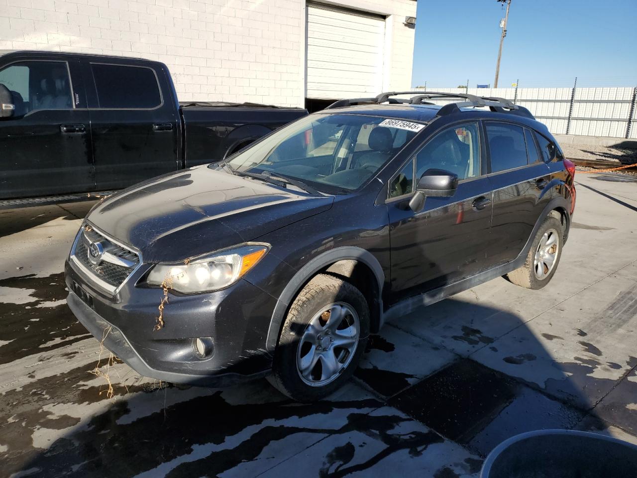 2014 Subaru Xv Crosstrek 2.0 Premium Black vin: JF2GPAVC8E8317828