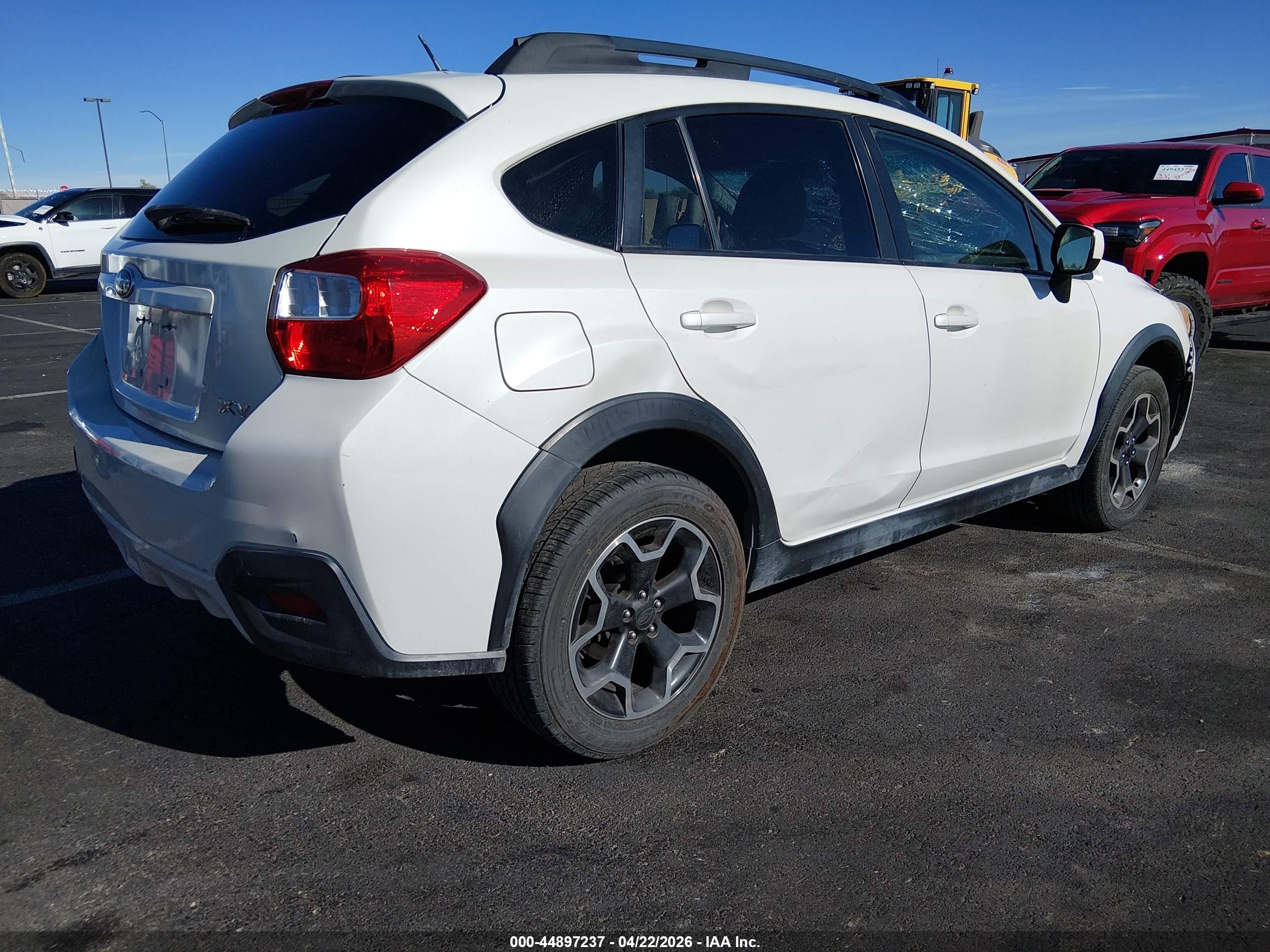 2014 Subaru Xv Crosstrek 2.0i Premium White vin: JF2GPAVC8E8325976