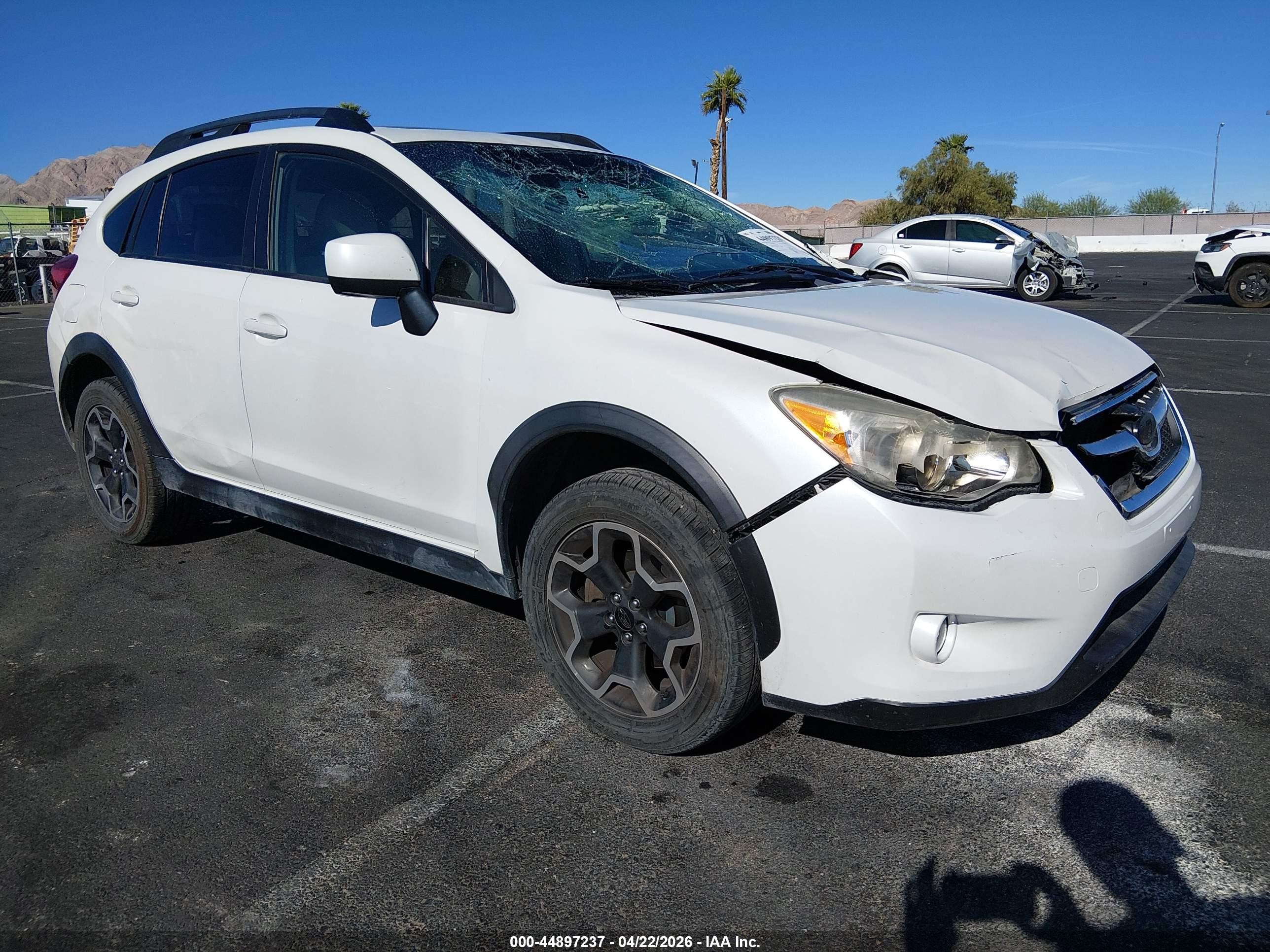 2014 Subaru Xv Crosstrek 2.0i Premium White vin: JF2GPAVC8E8325976
