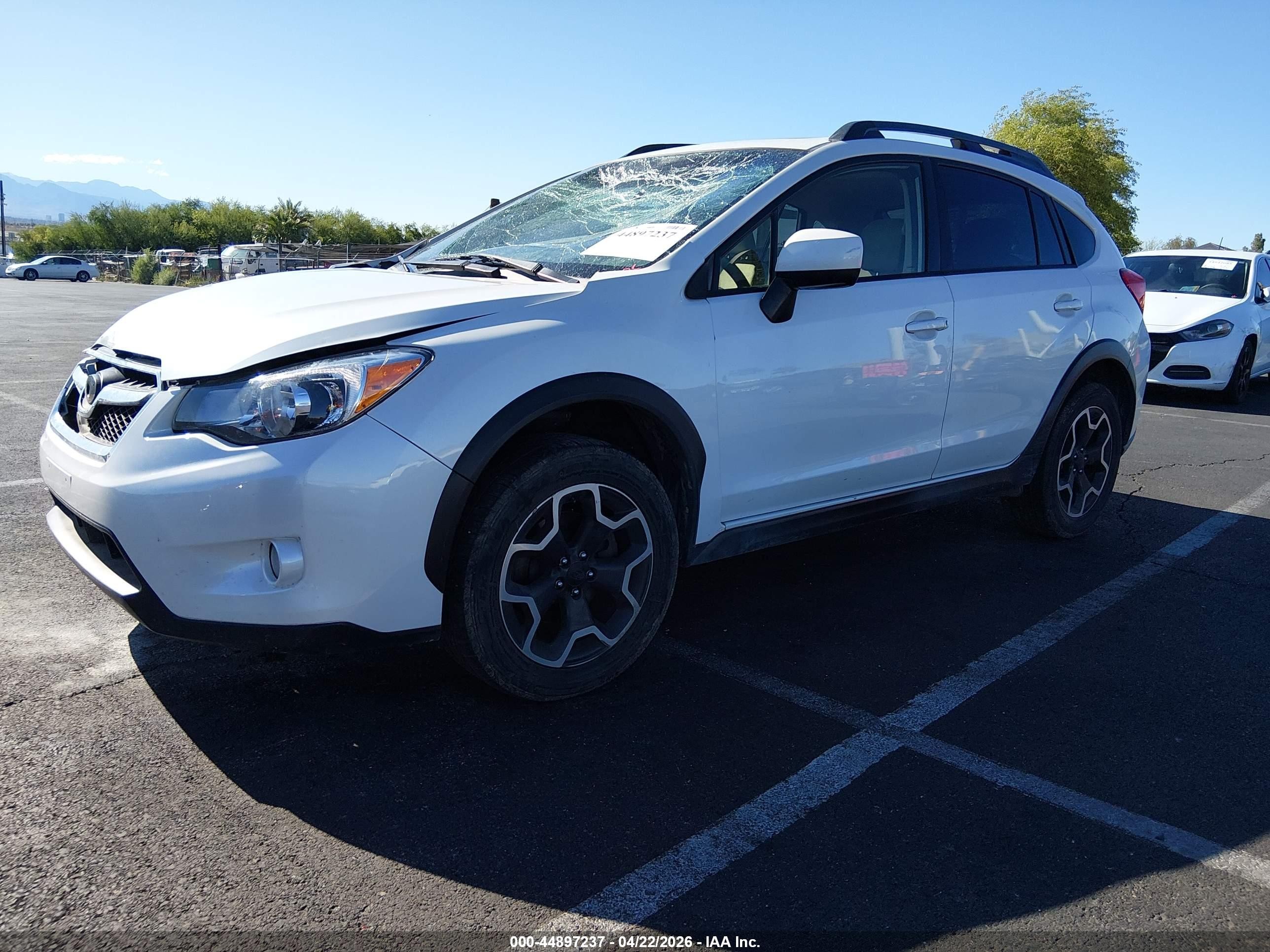 2014 Subaru Xv Crosstrek 2.0i Premium White vin: JF2GPAVC8E8325976