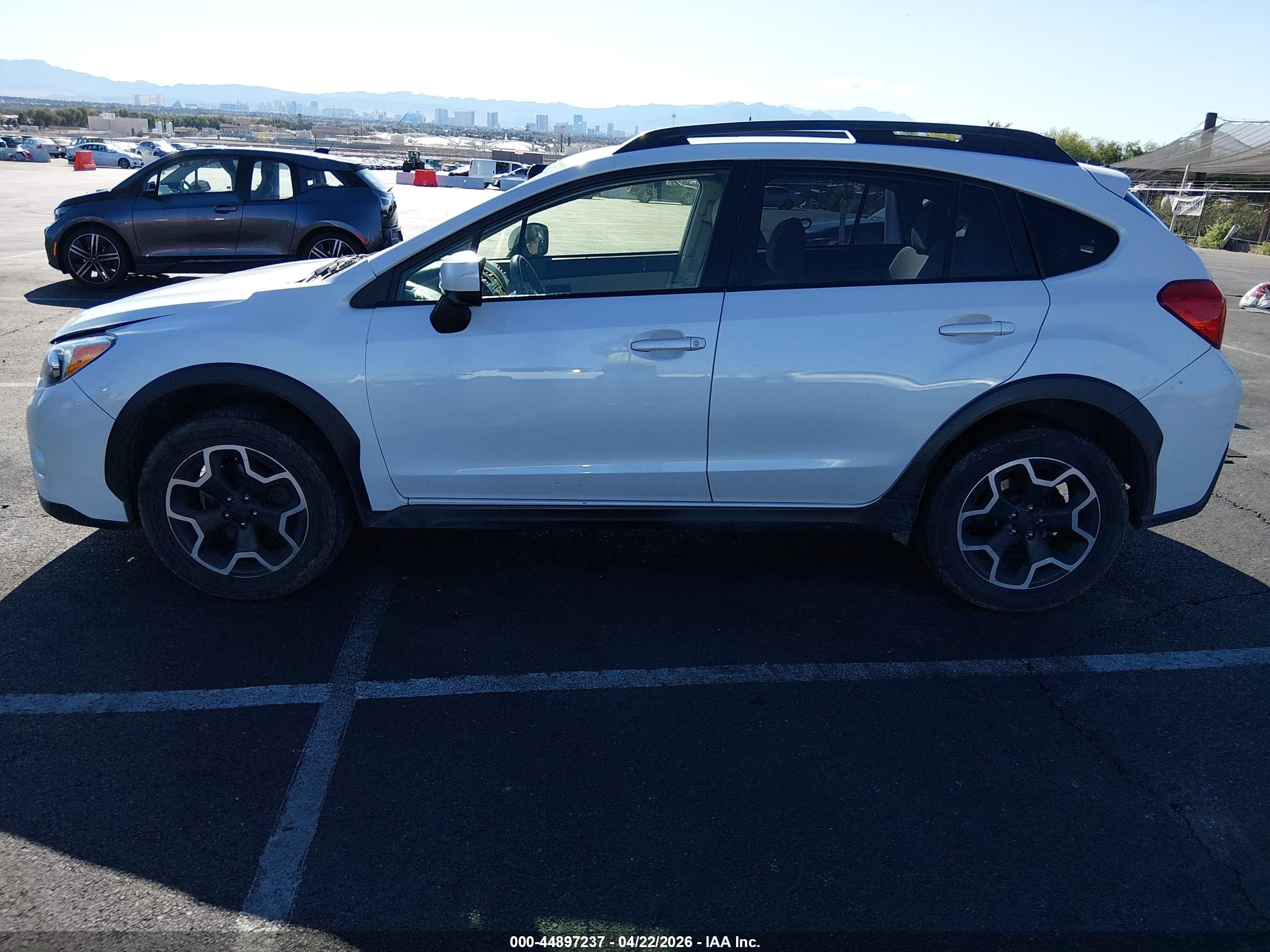 2014 Subaru Xv Crosstrek 2.0i Premium White vin: JF2GPAVC8E8325976