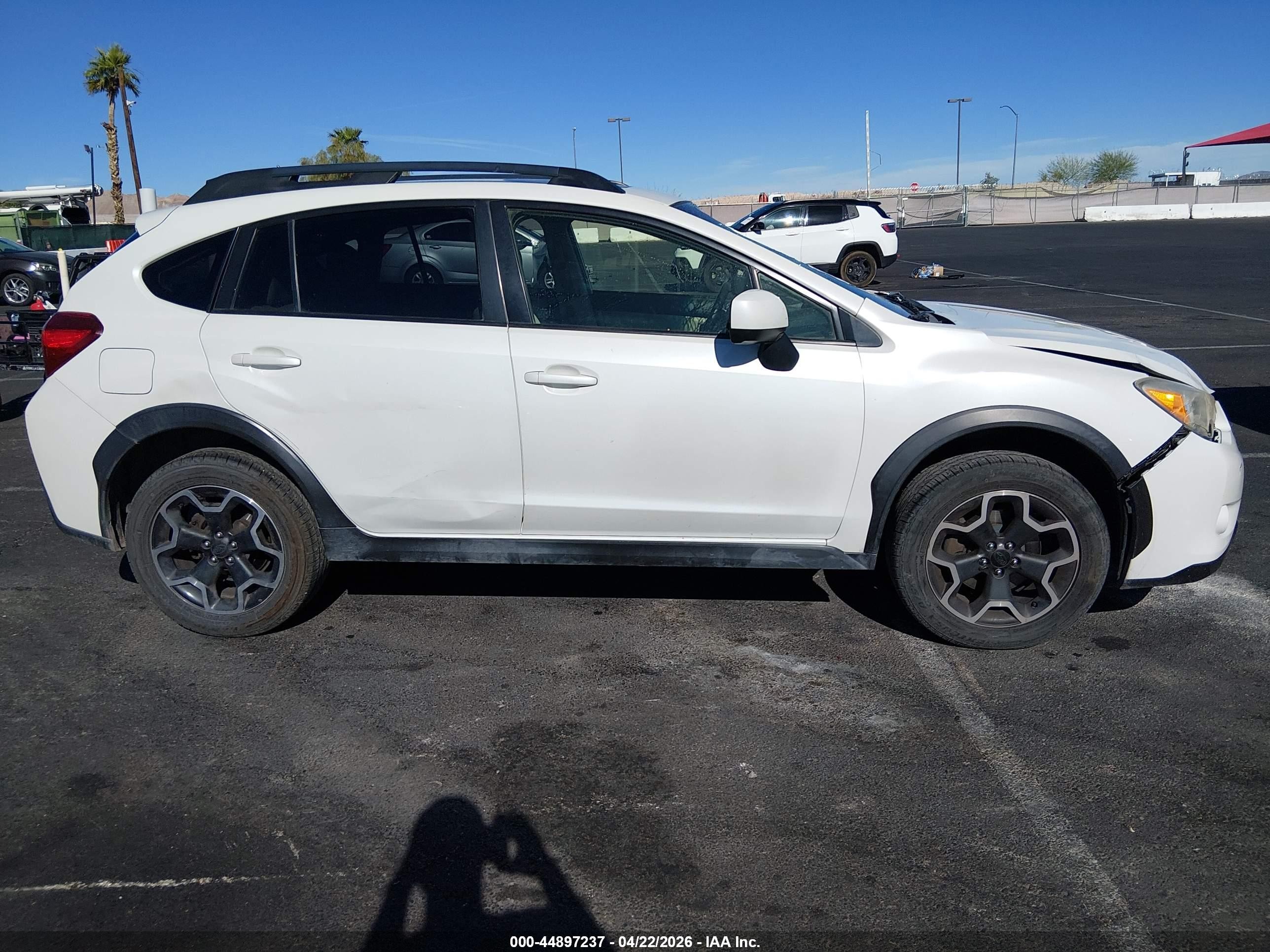 2014 Subaru Xv Crosstrek 2.0i Premium White vin: JF2GPAVC8E8325976