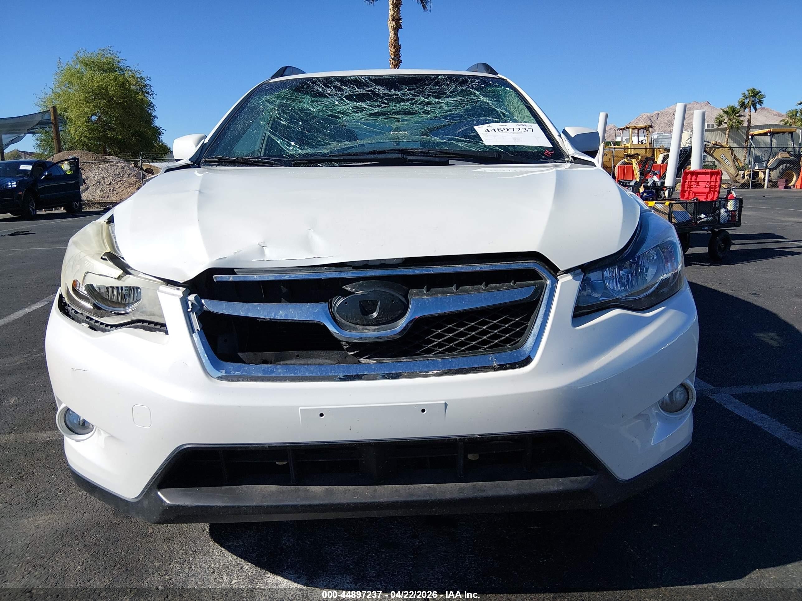 2014 Subaru Xv Crosstrek 2.0i Premium White vin: JF2GPAVC8E8325976