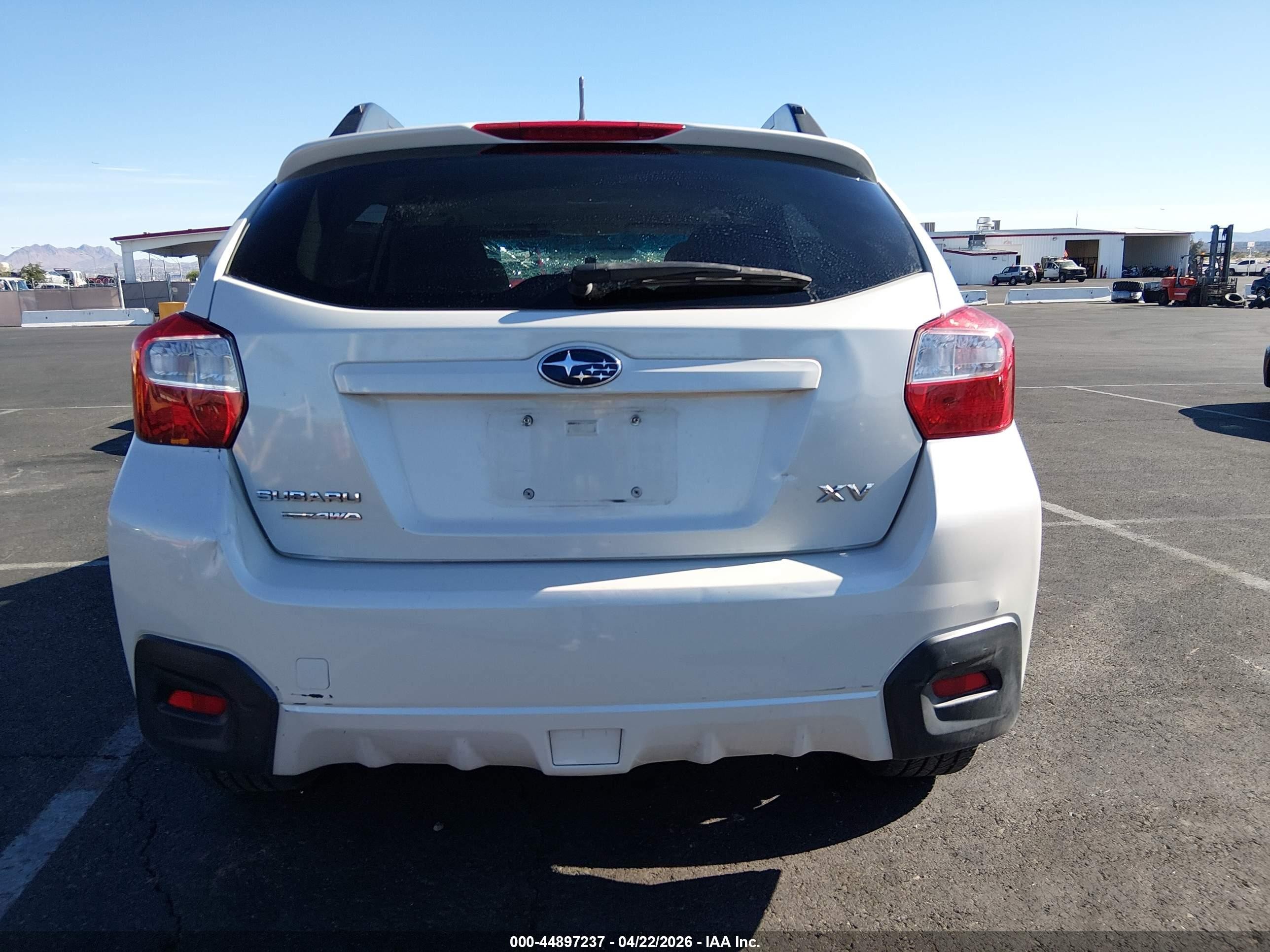 2014 Subaru Xv Crosstrek 2.0i Premium White vin: JF2GPAVC8E8325976