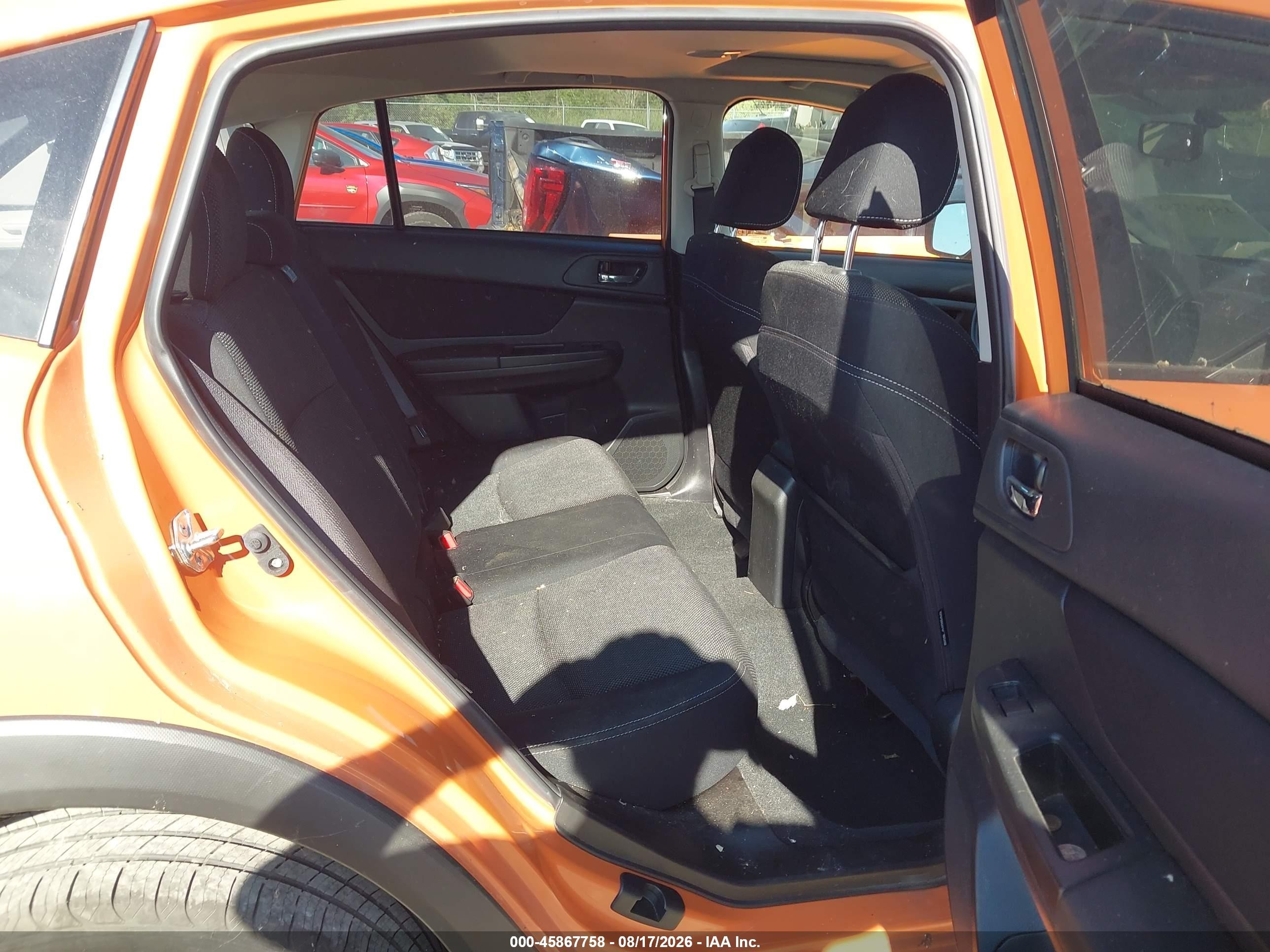 2014 Subaru Xv Crosstrek 2.0i Premium Orange vin: JF2GPAVC8E8347363