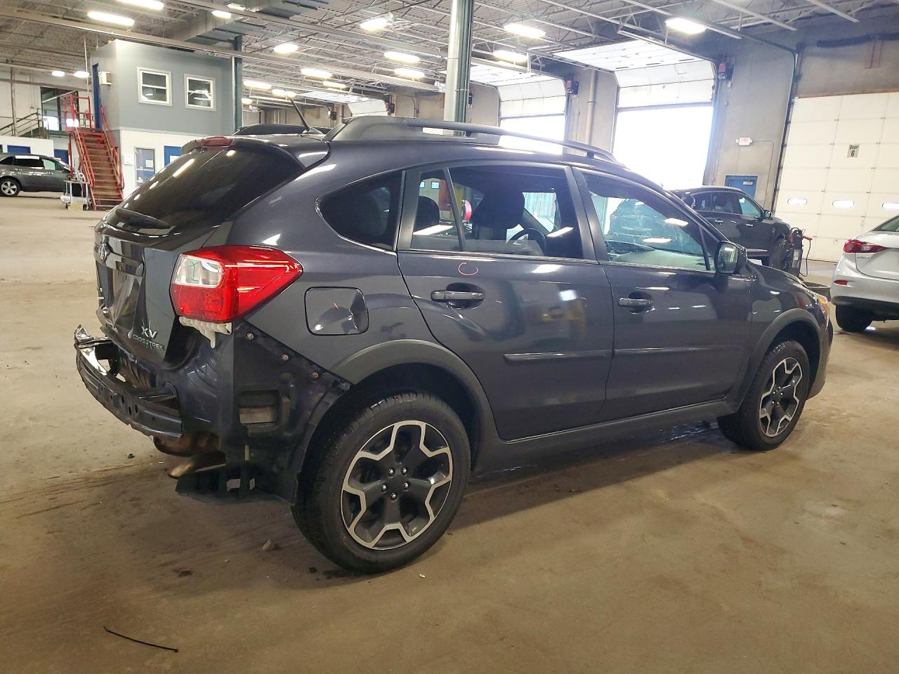 2014 Subaru Xv Crosstrek 2.0 Premium Gray vin: JF2GPAVC8EH334046