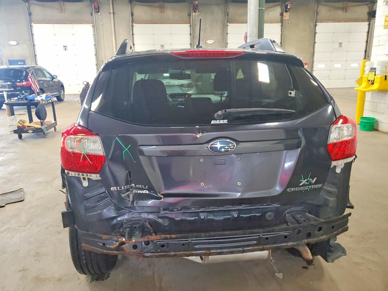 2014 Subaru Xv Crosstrek 2.0 Premium Gray vin: JF2GPAVC8EH334046