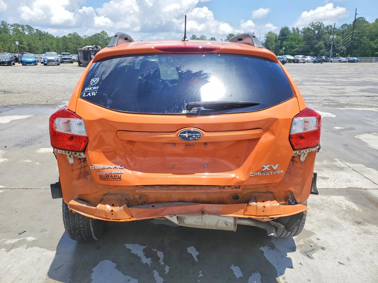 2013 Subaru Xv Crosstrek 2.0 Premium Orange vin: JF2GPAVC9D2870215