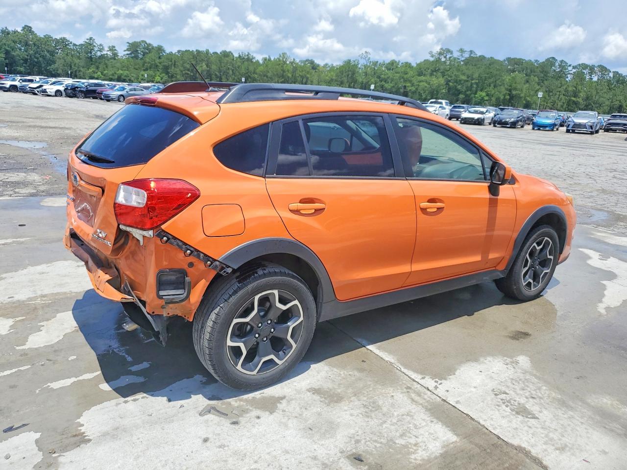 2013 Subaru Xv Crosstrek 2.0 Premium Orange vin: JF2GPAVC9D2870215