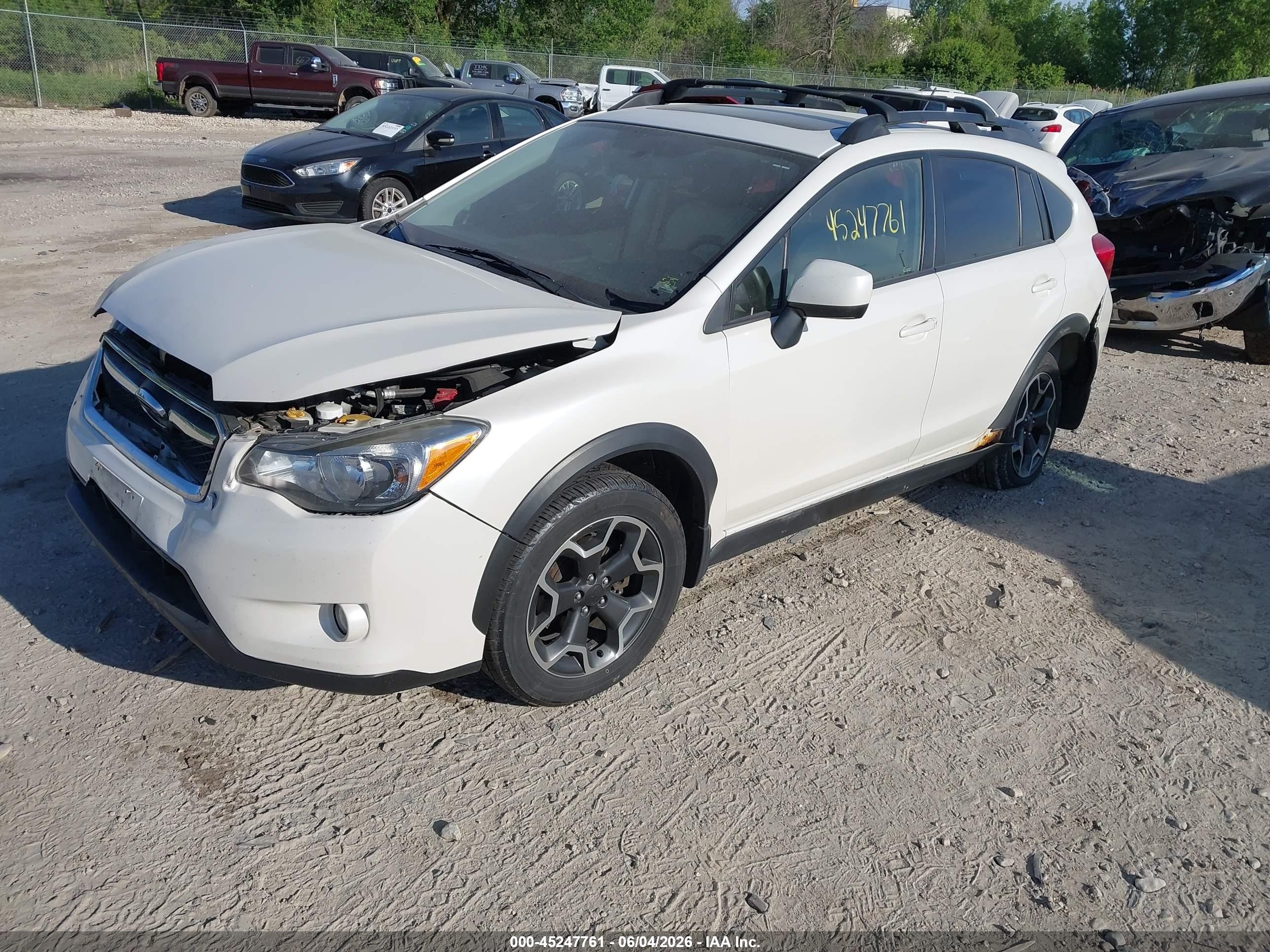 2013 Subaru Xv Crosstrek 2.0i Premium Белый vin: JF2GPAVC9DH822307