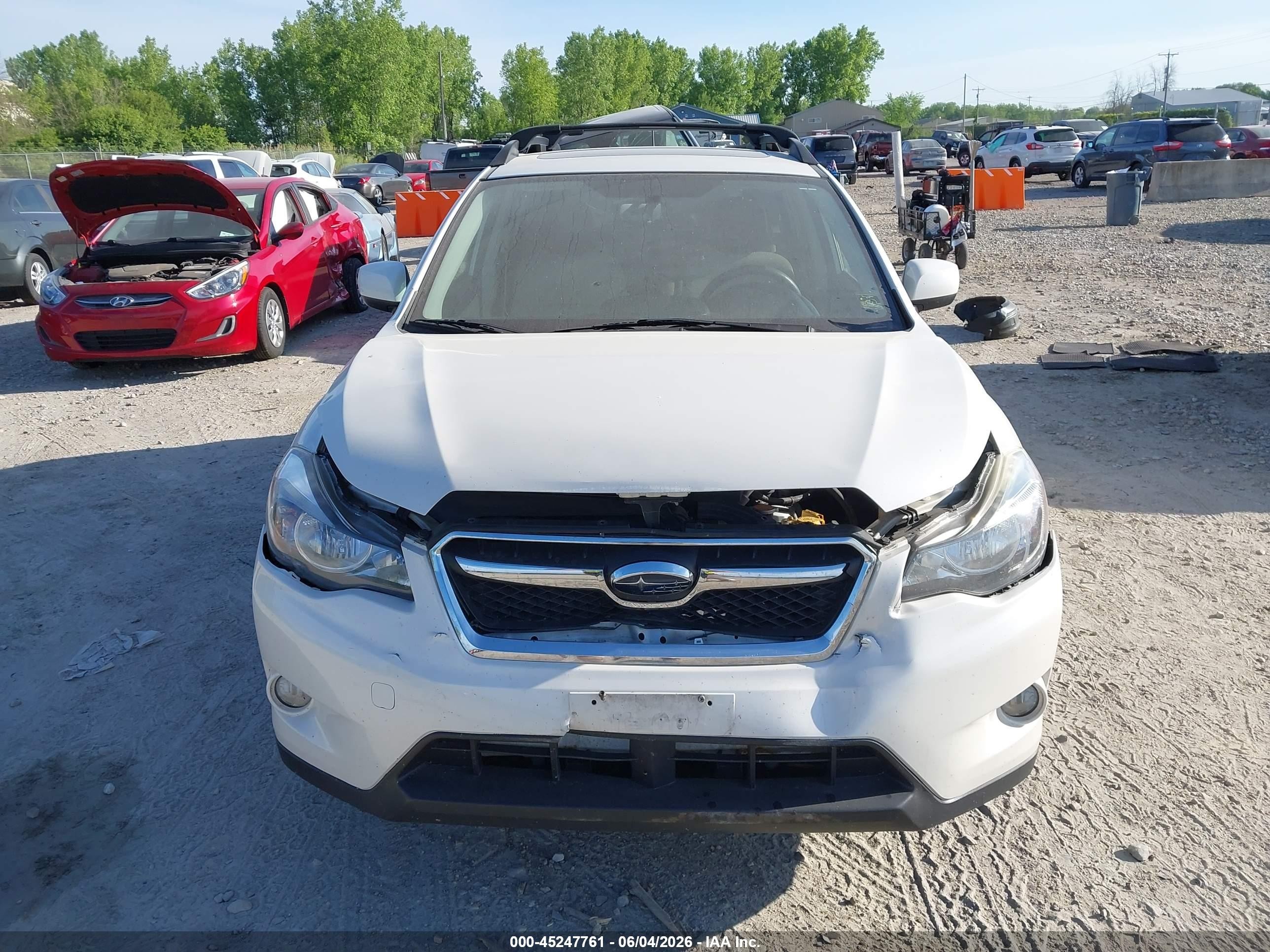 2013 Subaru Xv Crosstrek 2.0i Premium Белый vin: JF2GPAVC9DH822307