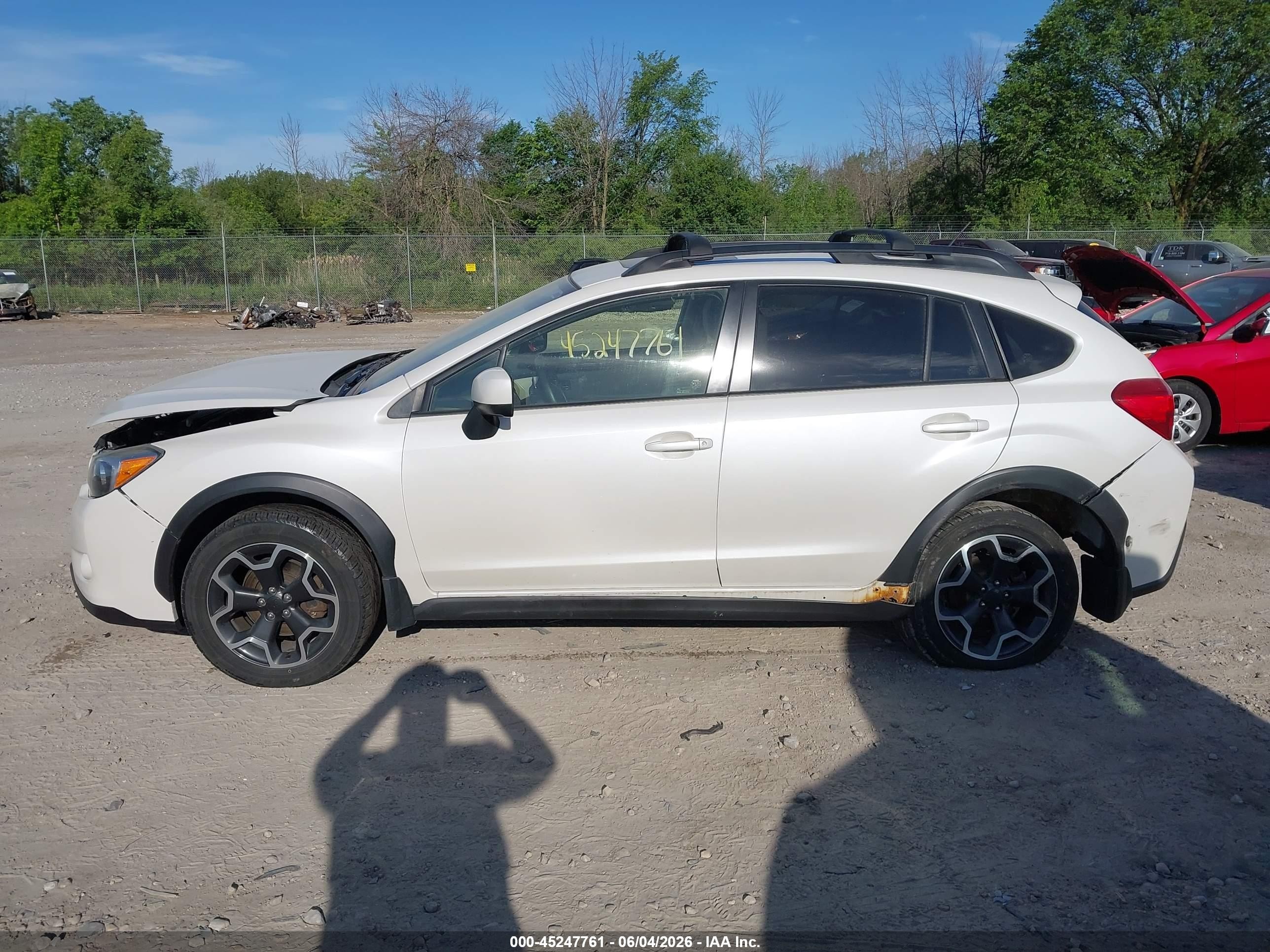 2013 Subaru Xv Crosstrek 2.0i Premium Белый vin: JF2GPAVC9DH822307