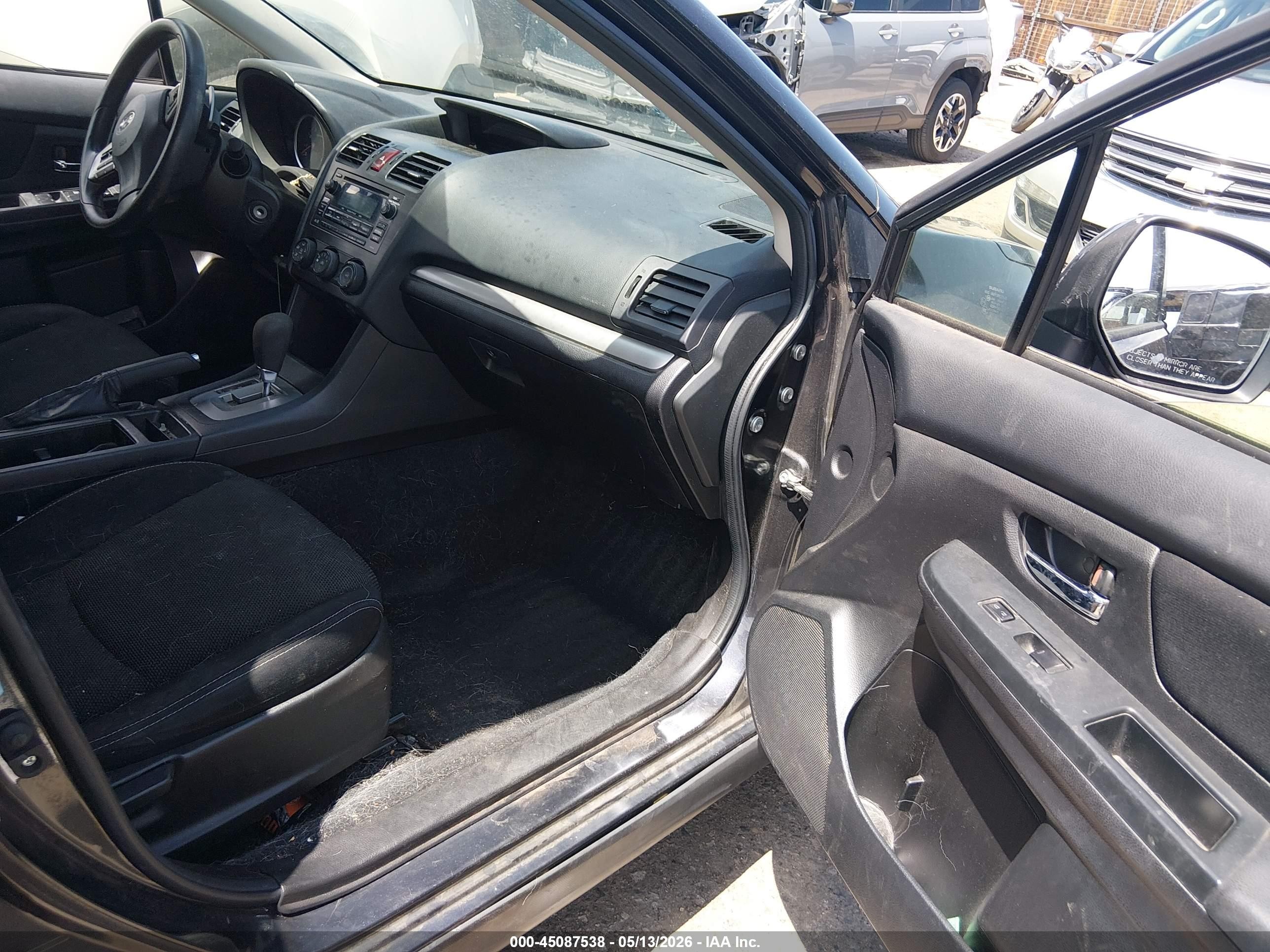 2014 Subaru Xv Crosstrek 2.0i Premium Gray vin: JF2GPAVC9E8210142