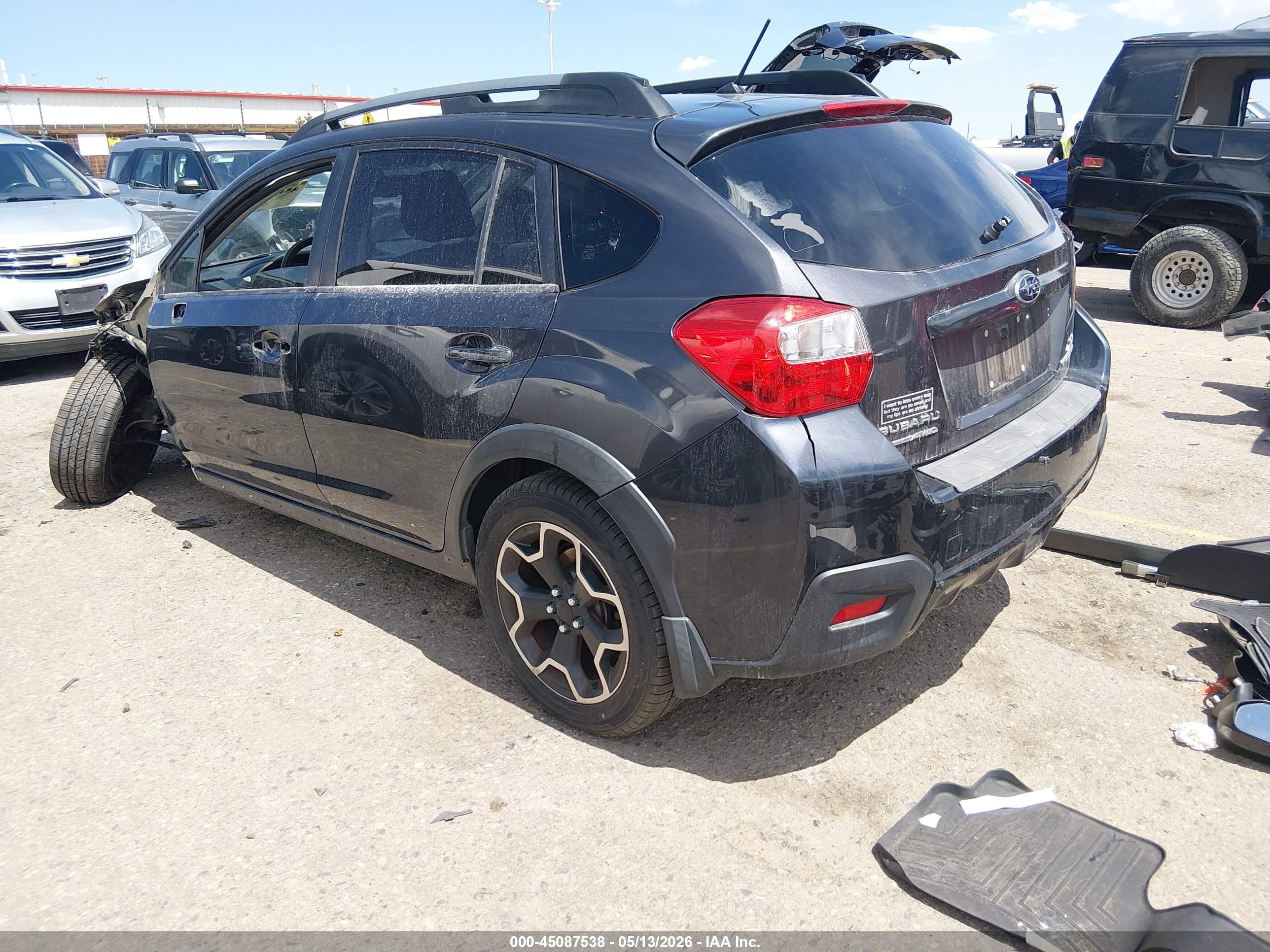 2014 Subaru Xv Crosstrek 2.0i Premium Gray vin: JF2GPAVC9E8210142