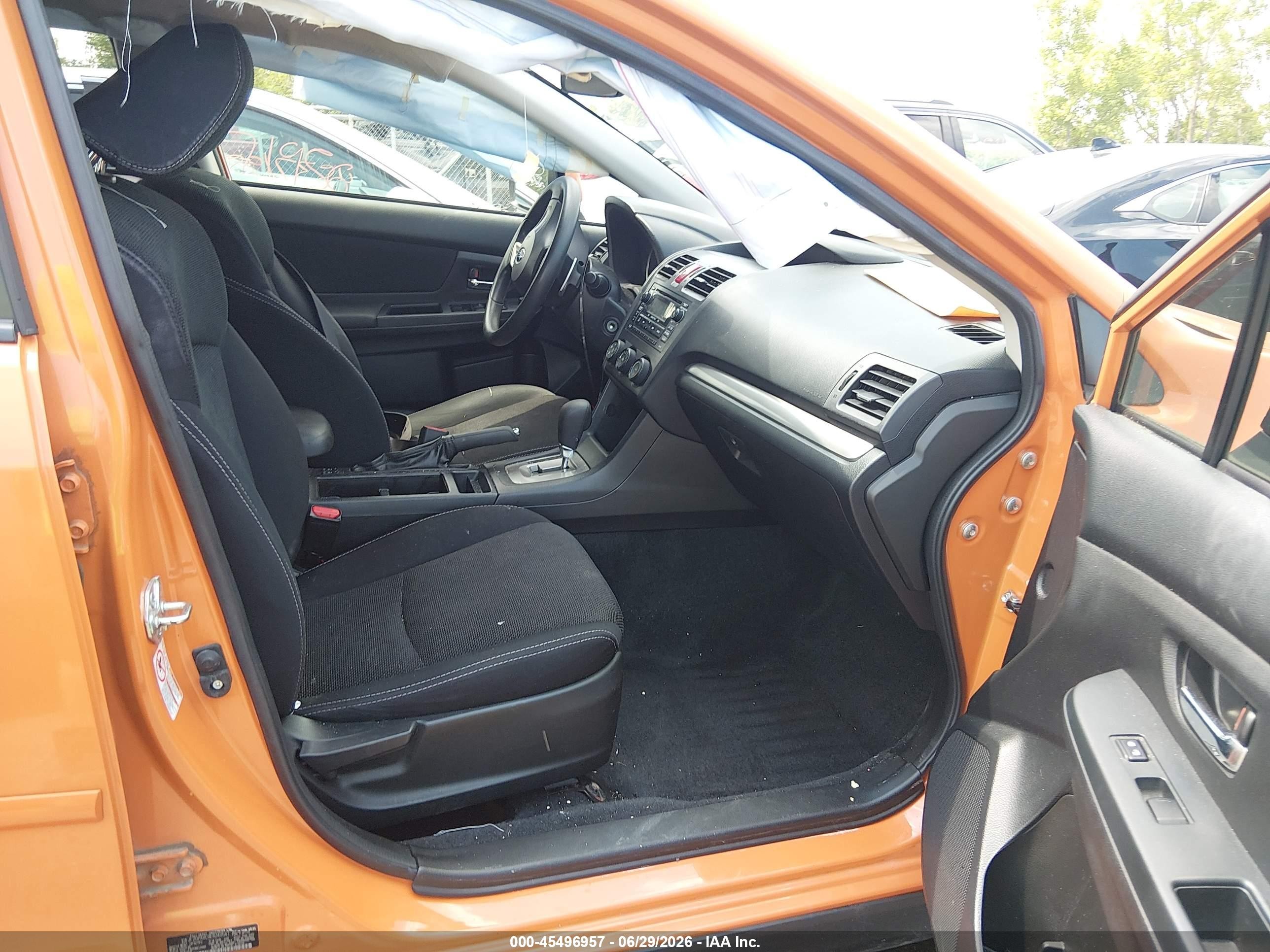 2014 Subaru Xv Crosstrek 2.0i Premium Orange vin: JF2GPAVC9E8240547