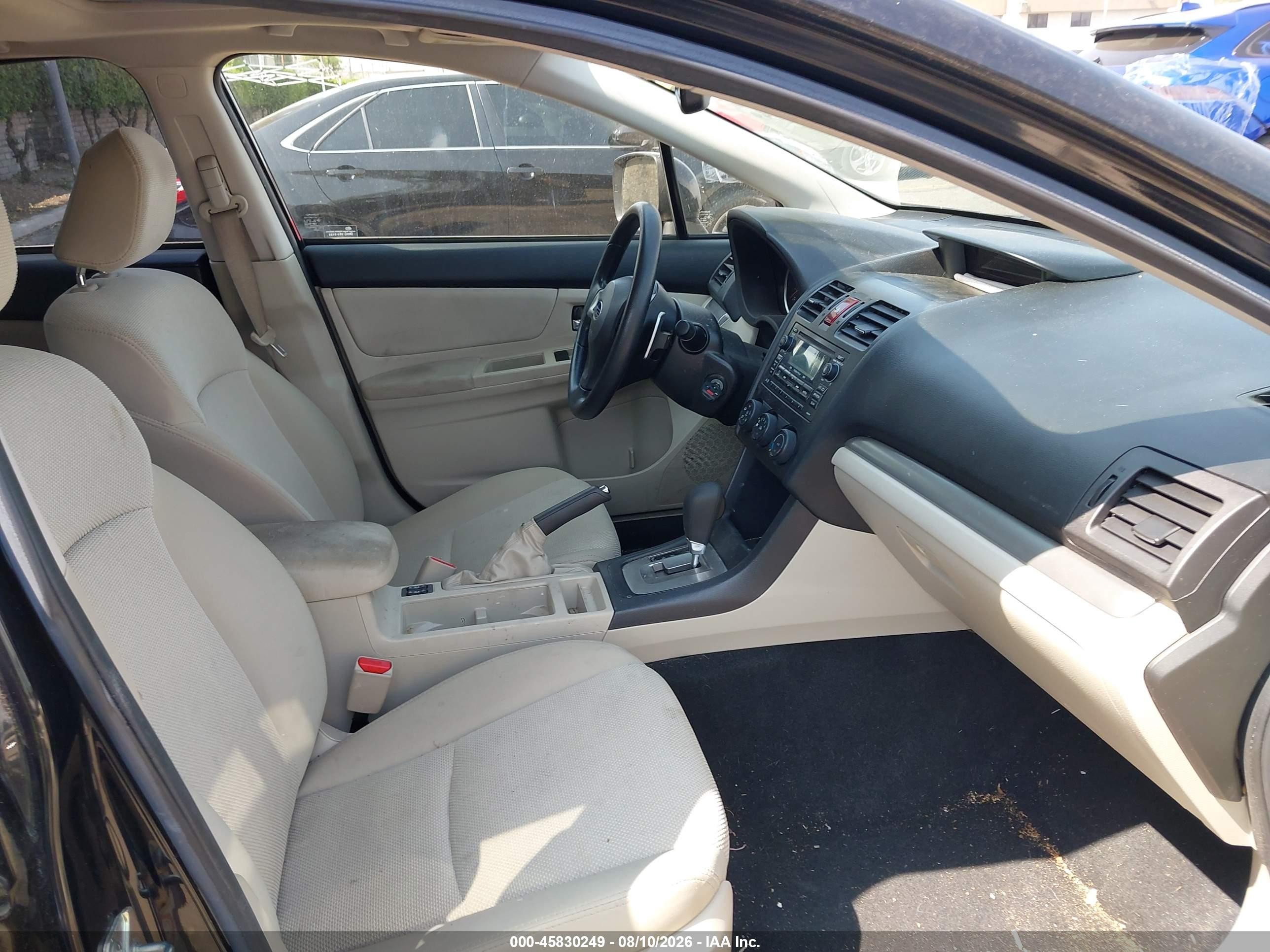 2014 Subaru Xv Crosstrek 2.0i Premium Black vin: JF2GPAVC9E8269563