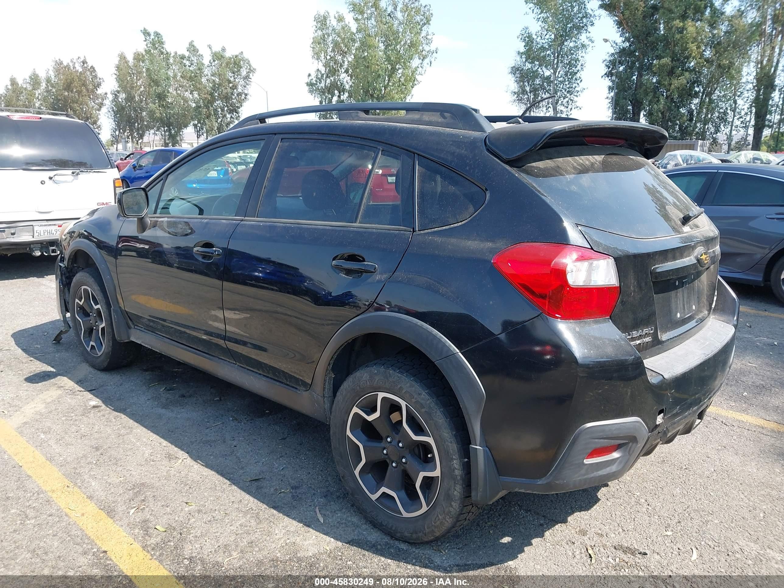 2014 Subaru Xv Crosstrek 2.0i Premium Black vin: JF2GPAVC9E8269563