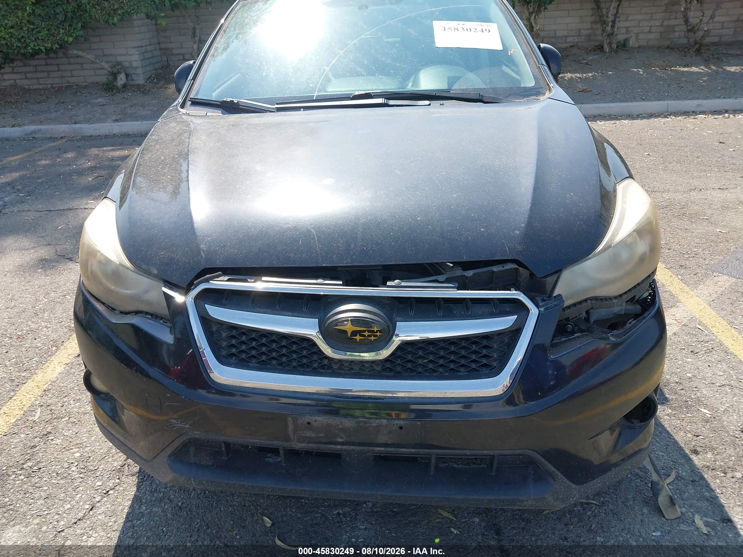 2014 Subaru Xv Crosstrek 2.0i Premium Black vin: JF2GPAVC9E8269563