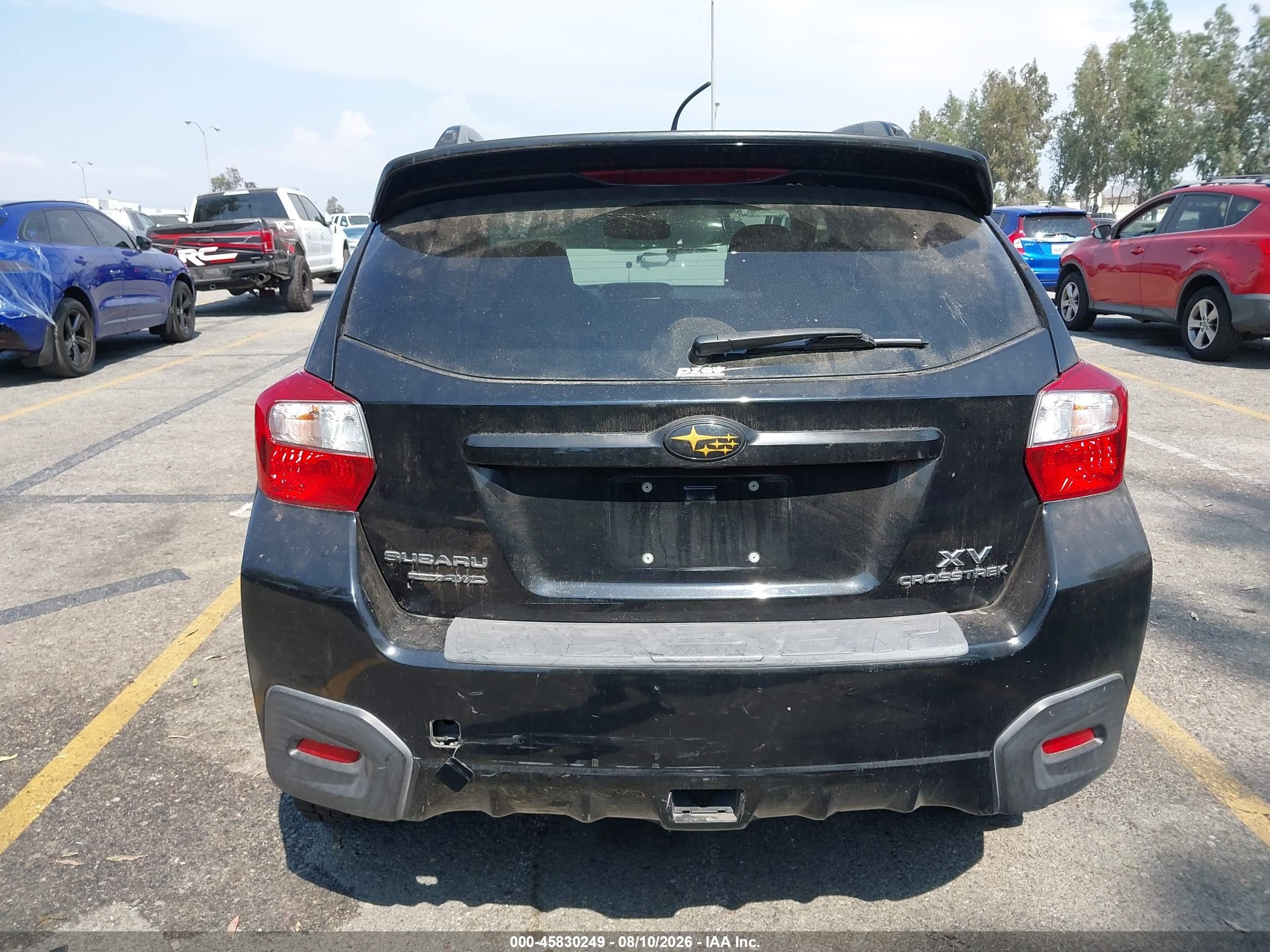 2014 Subaru Xv Crosstrek 2.0i Premium Black vin: JF2GPAVC9E8269563