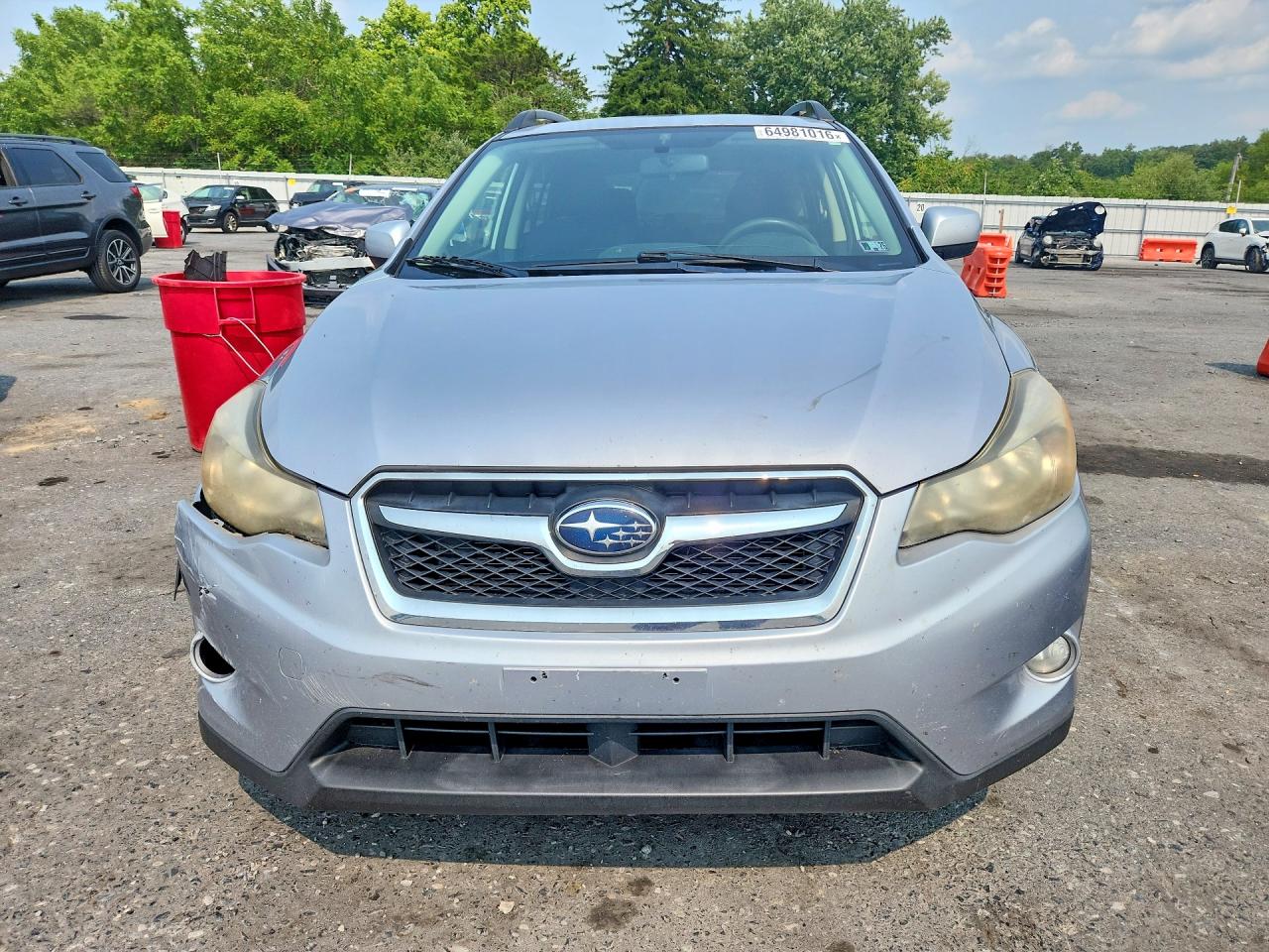 2014 Subaru Xv Crosstrek 2.0 Premium Silver vin: JF2GPAVC9E8309432