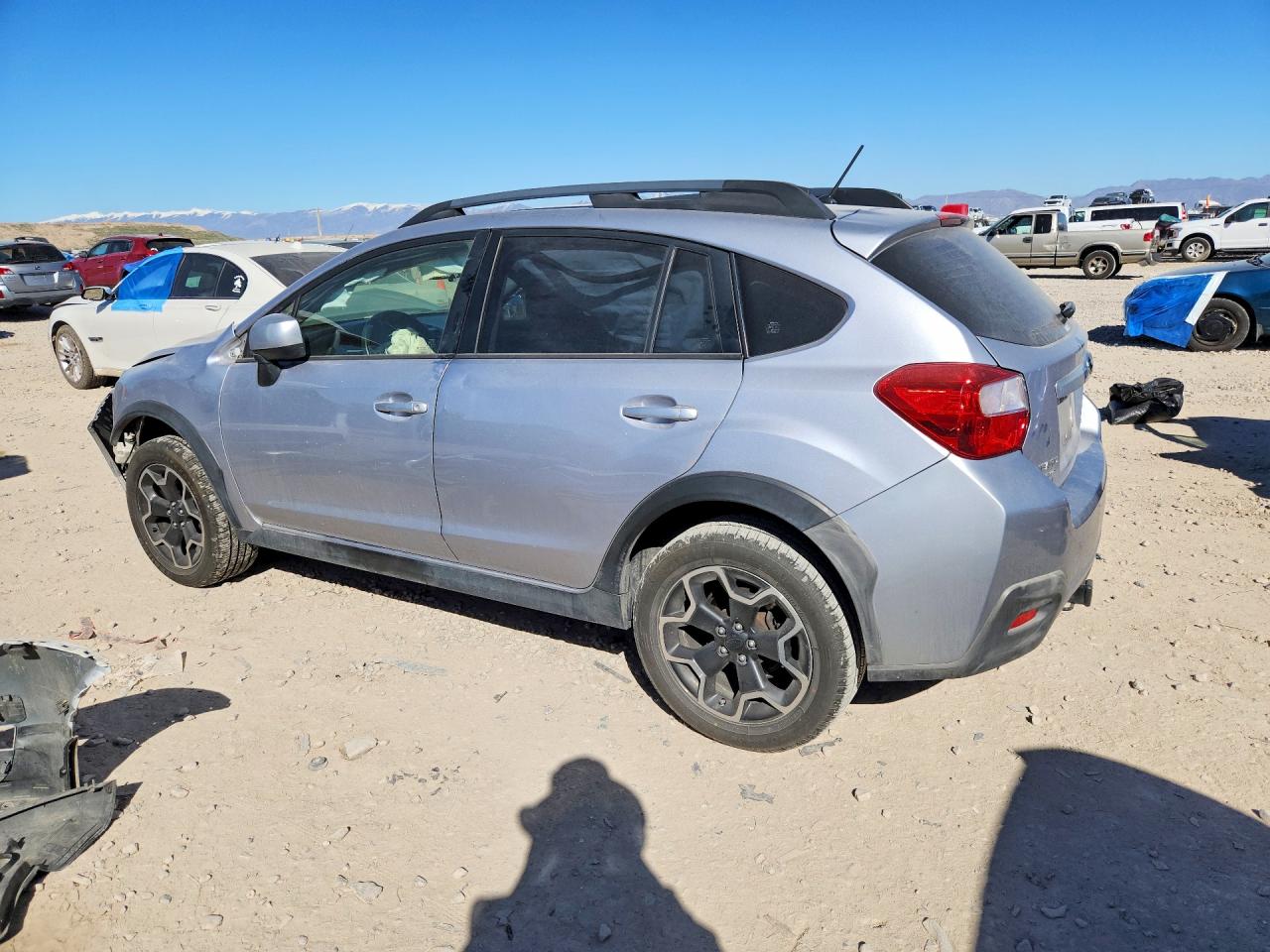 2014 Subaru Xv Crosstrek 2.0 Premium Silver vin: JF2GPAVC9E8318177