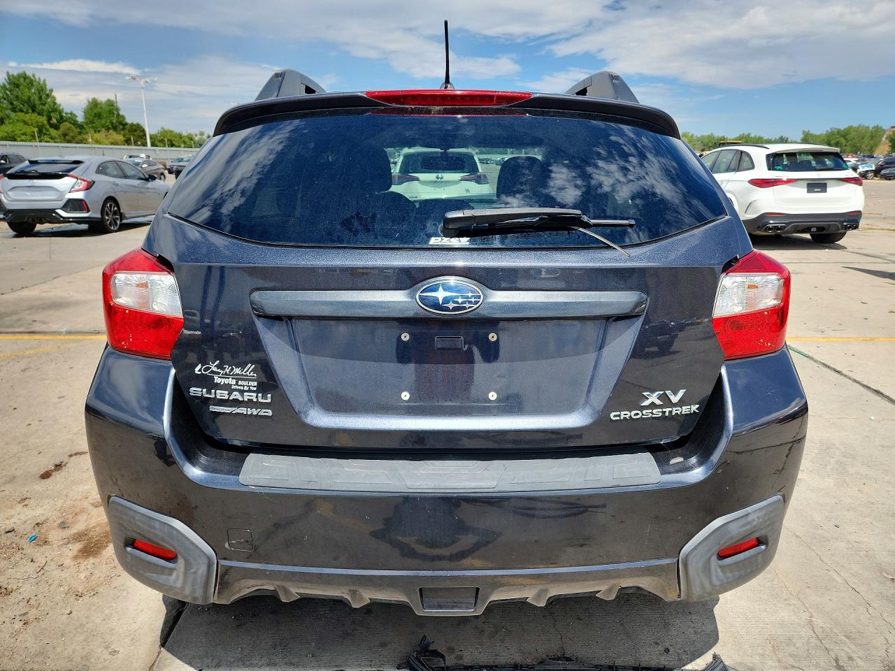 2014 Subaru Xv Crosstrek 2.0 Premium Gray vin: JF2GPAVC9E8336209