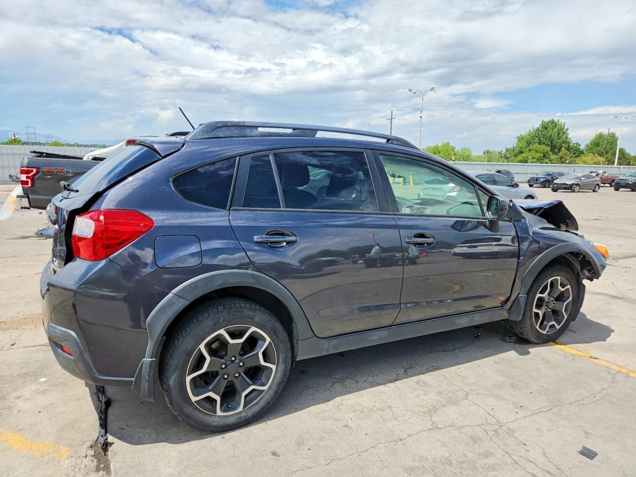 2014 Subaru Xv Crosstrek 2.0 Premium Gray vin: JF2GPAVC9E8336209
