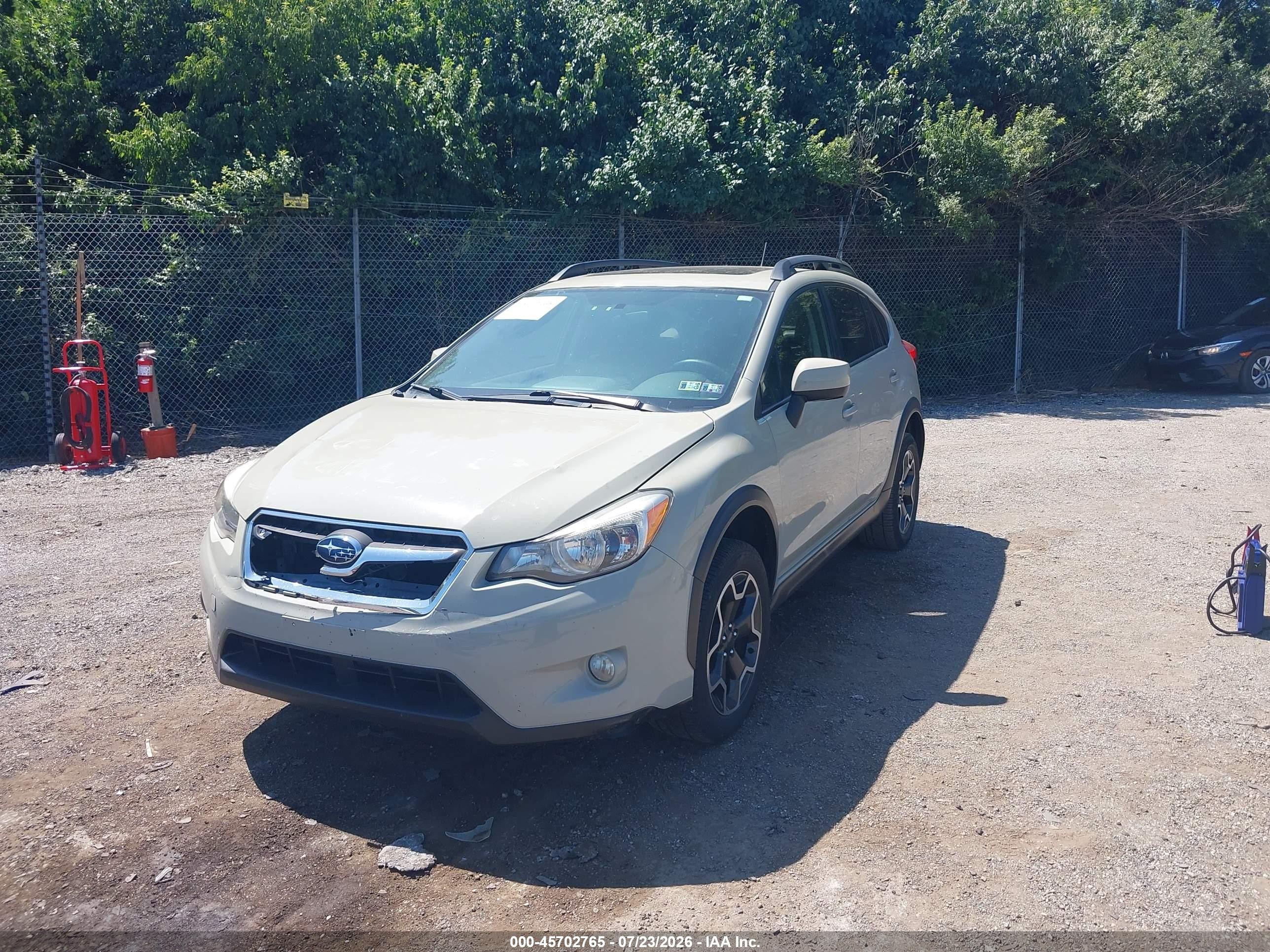 2013 Subaru Xv Crosstrek 2.0i Premium Cream vin: JF2GPAVCXD2852791
